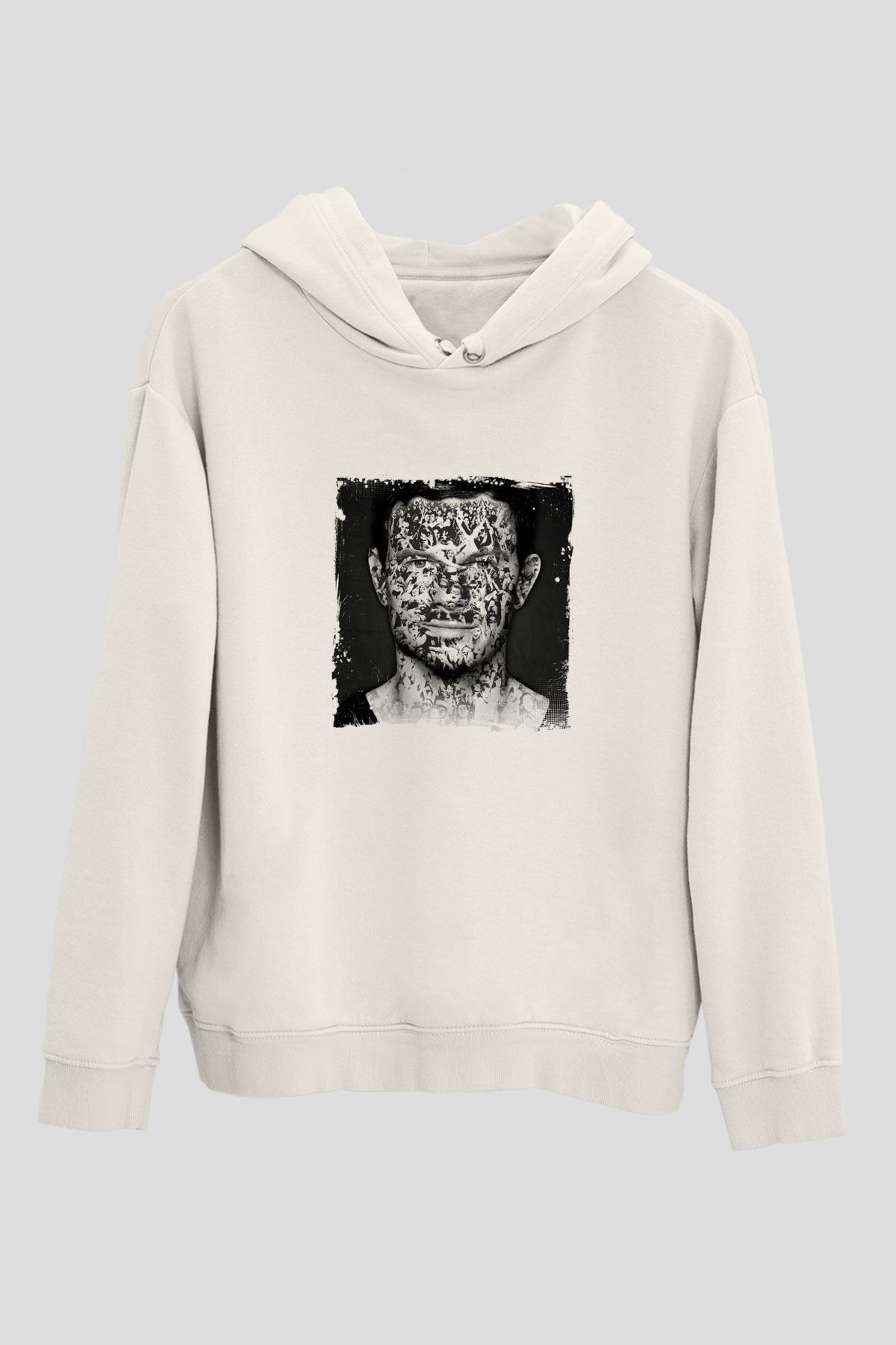 Fedde Le GrandBaskılı Beyaz Hoodie