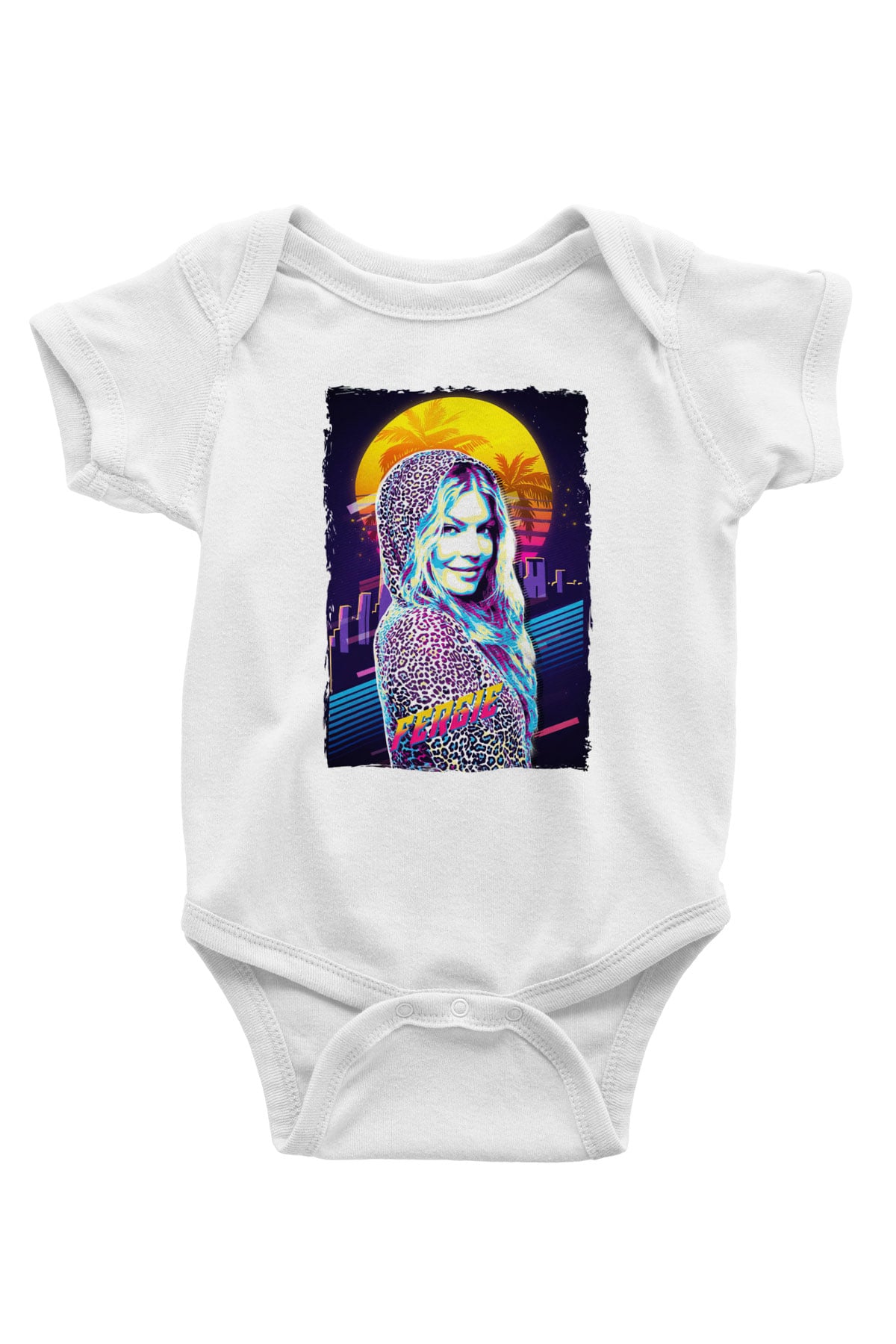 Fergie Beyaz Bebek Body - Zıbın