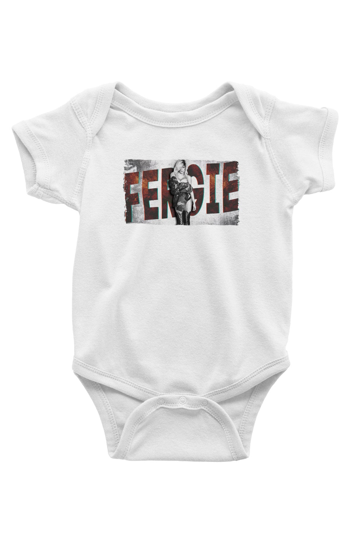 Fergie Beyaz Bebek Body - Zıbın