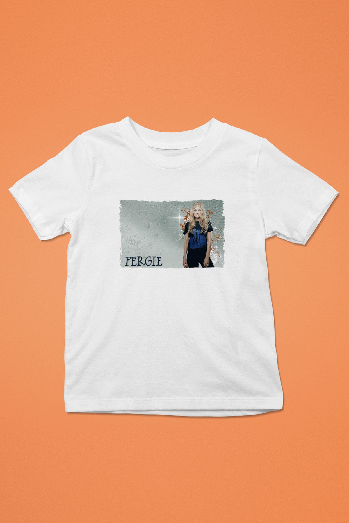 Fergie Beyaz Unisex Çocuk Tişört