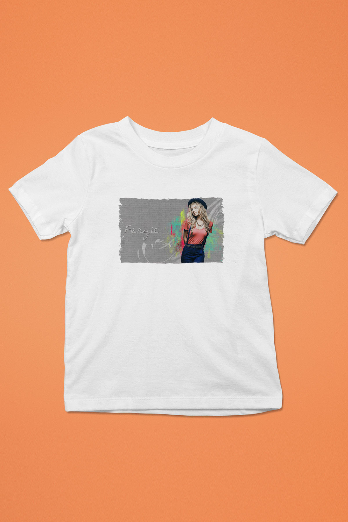 Fergie Beyaz Unisex Çocuk Tişört