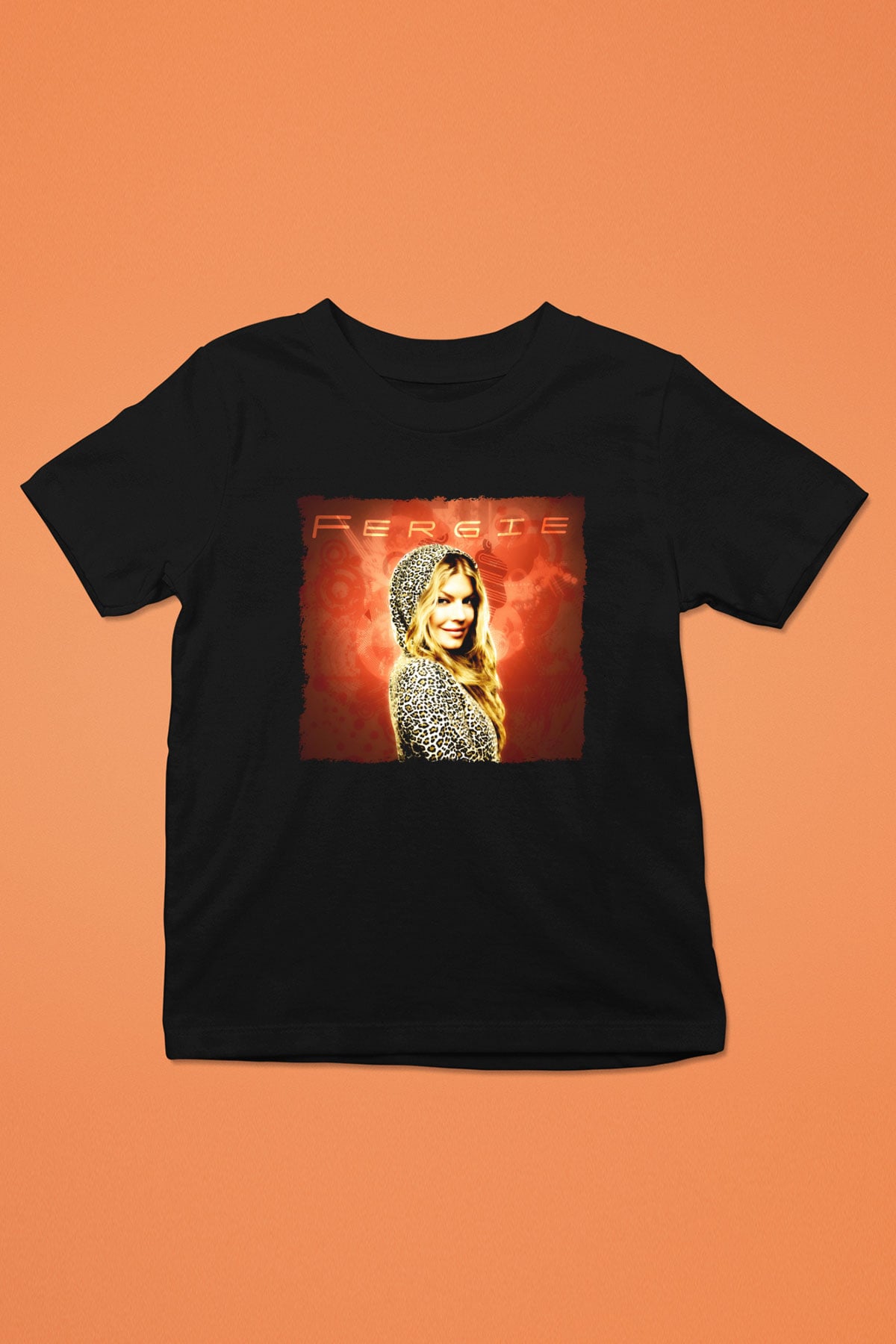 Fergie Siyah Unisex Çocuk Tişört