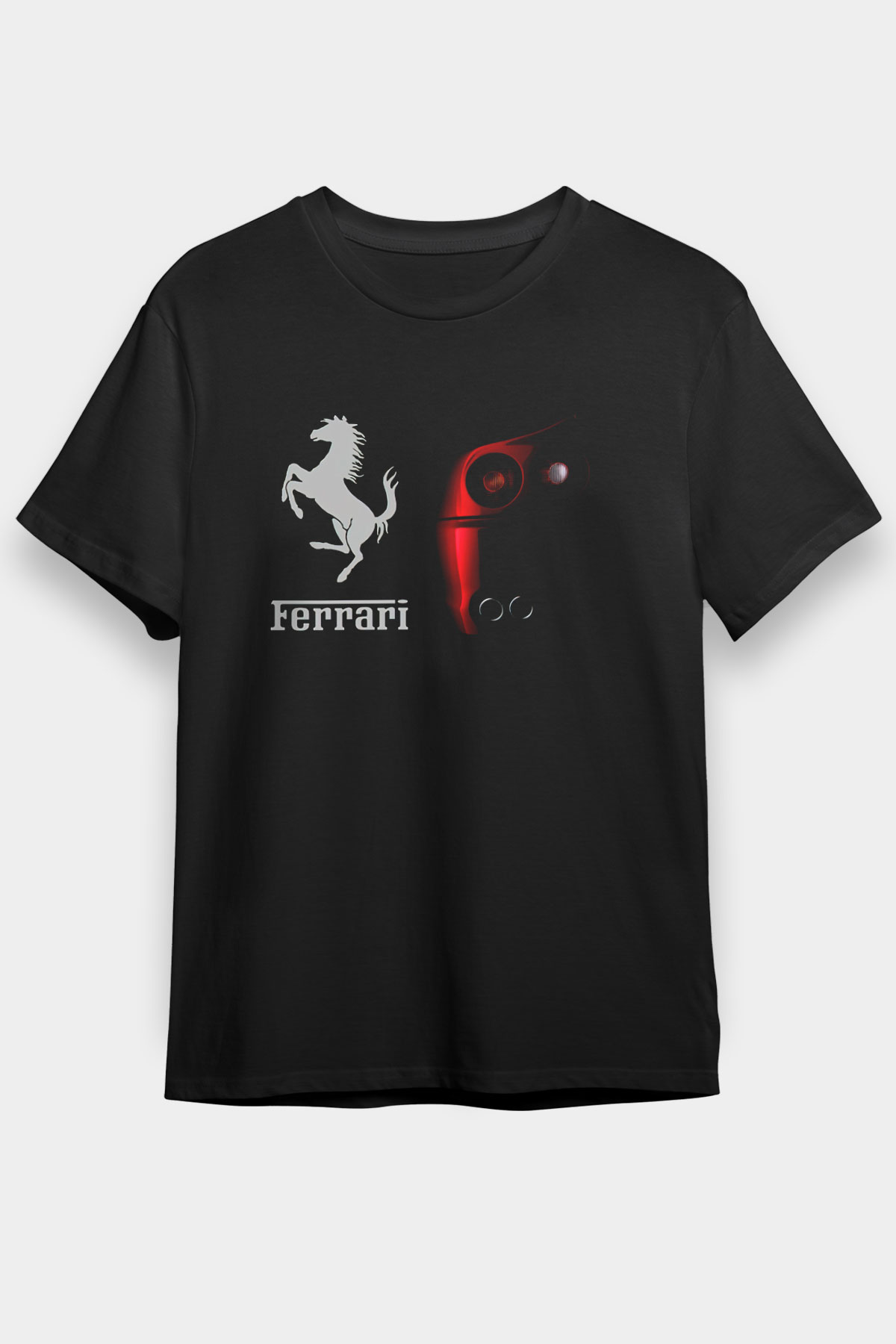 Ferrari Siyah Unisex Graphic Tee - STREETWEAR