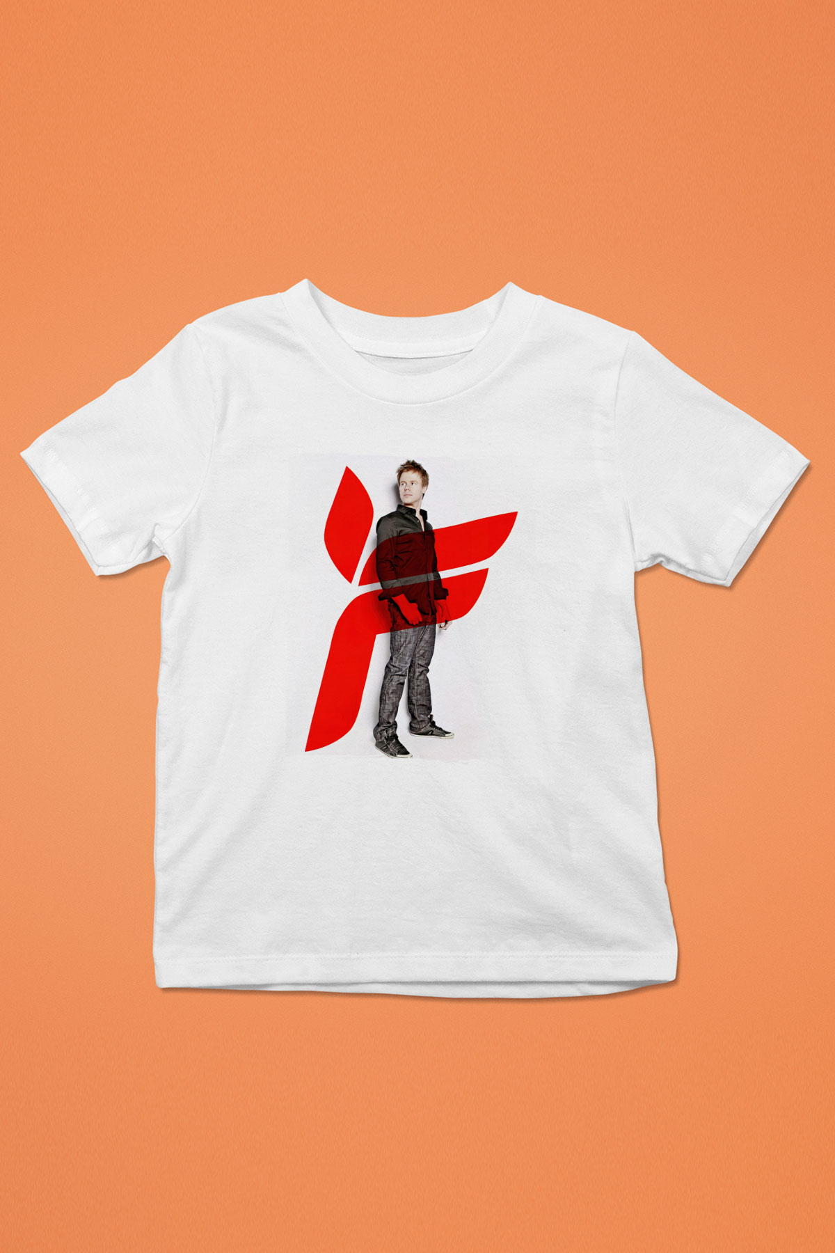 Ferry Corsten Beyaz Unisex Çocuk Tişört