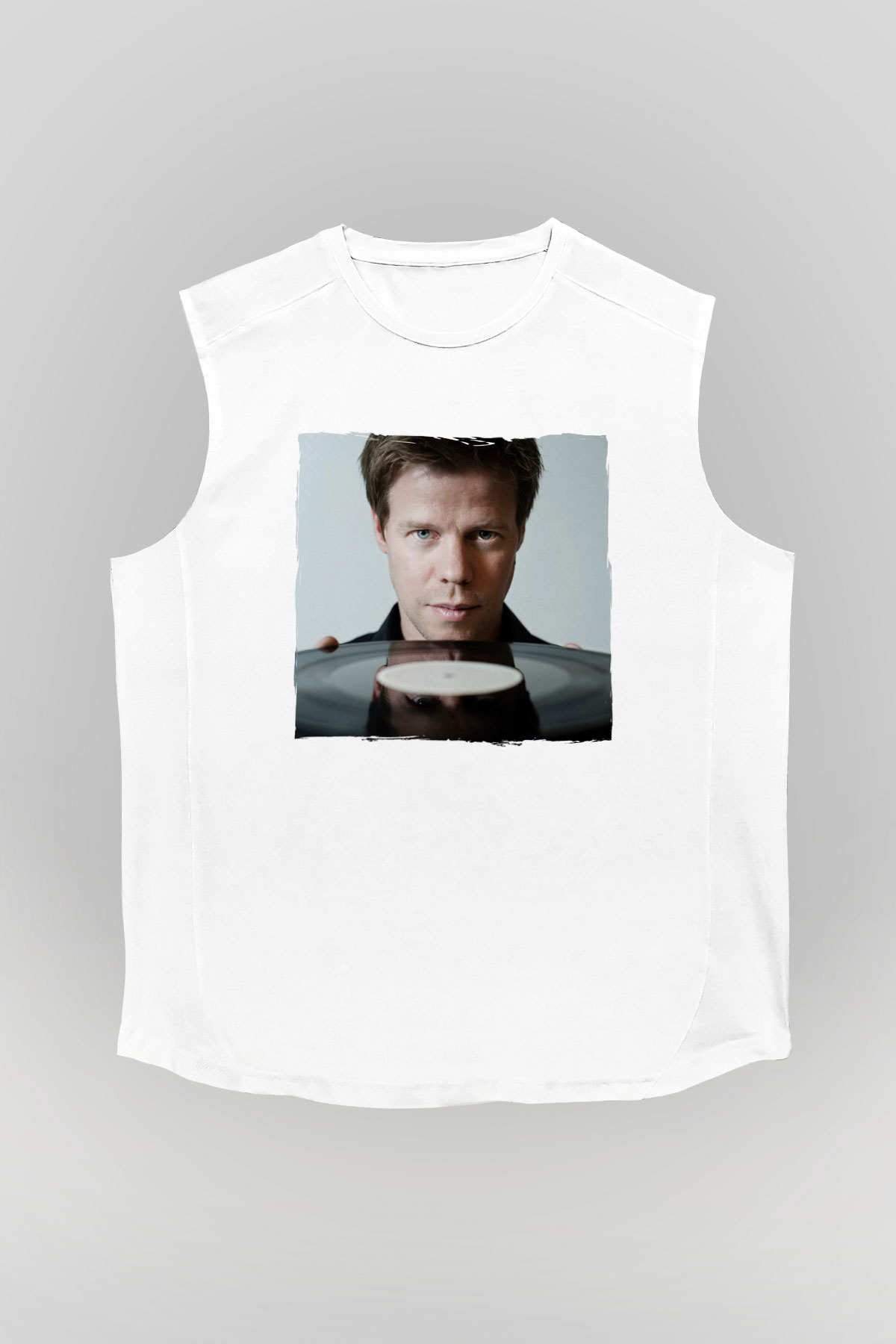 Ferry Corsten Beyaz Unisex Kolsuz Tişört