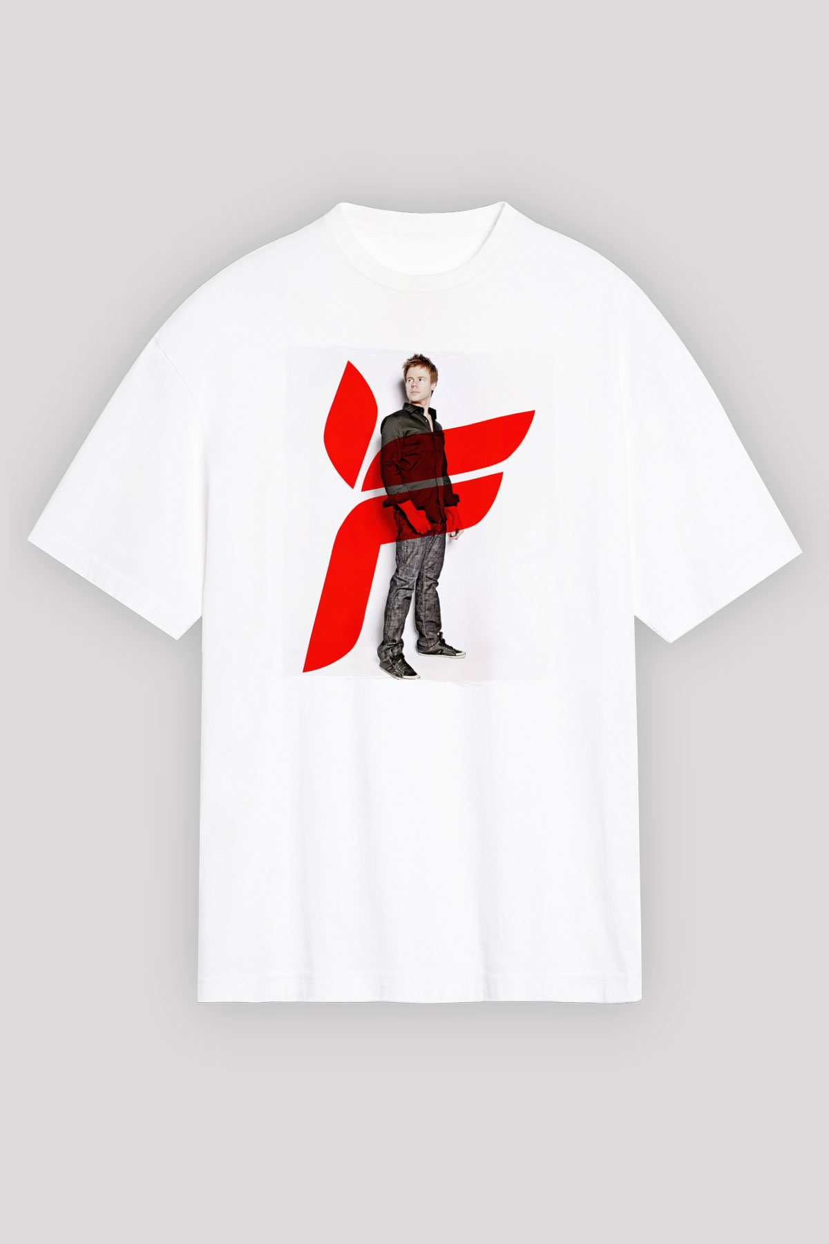 Ferry Corsten Beyaz Unisex Tişört T-Shirt - TişörtFabrikası