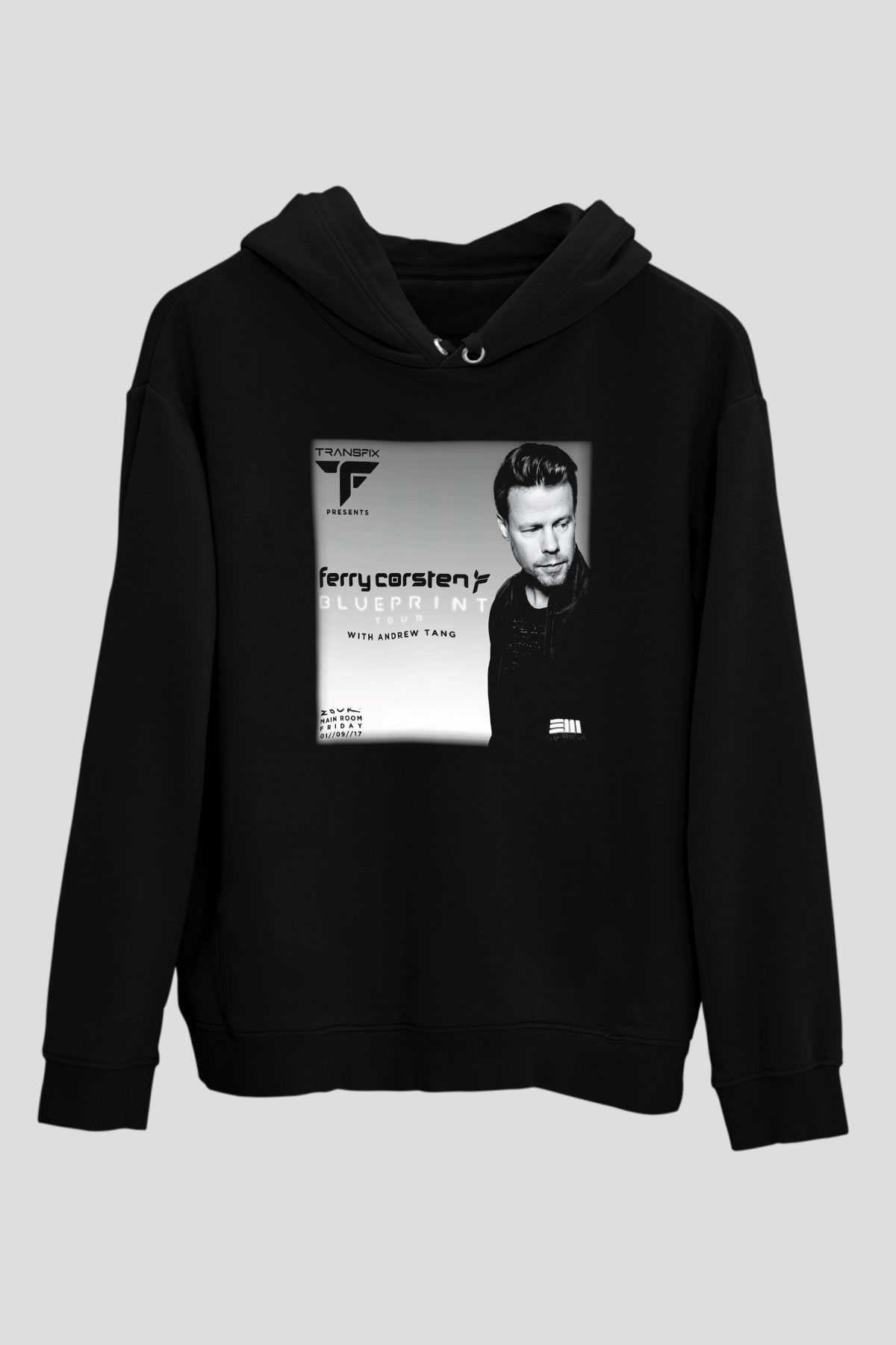Ferry Corsten Siyah Unisex Hoodie