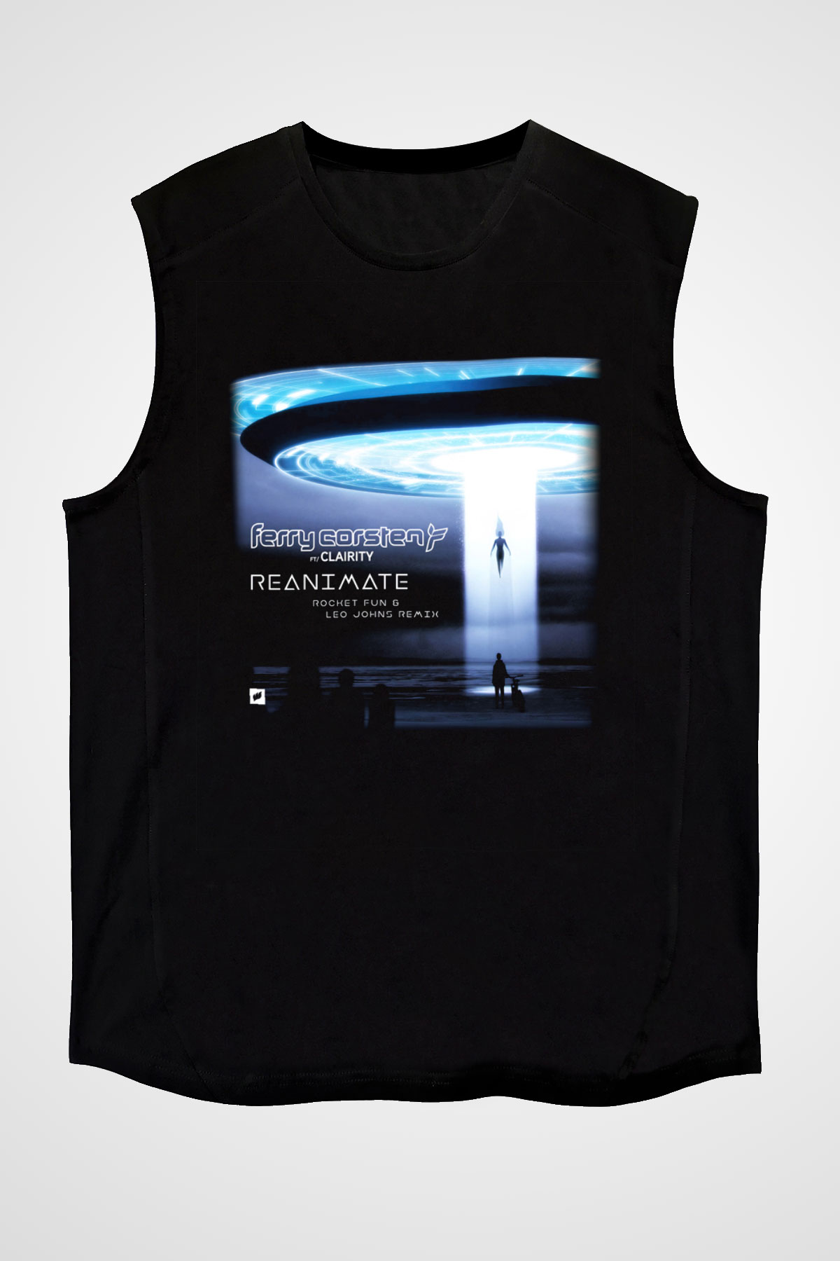 Ferry Corsten Siyah Unisex Kolsuz Tişört
