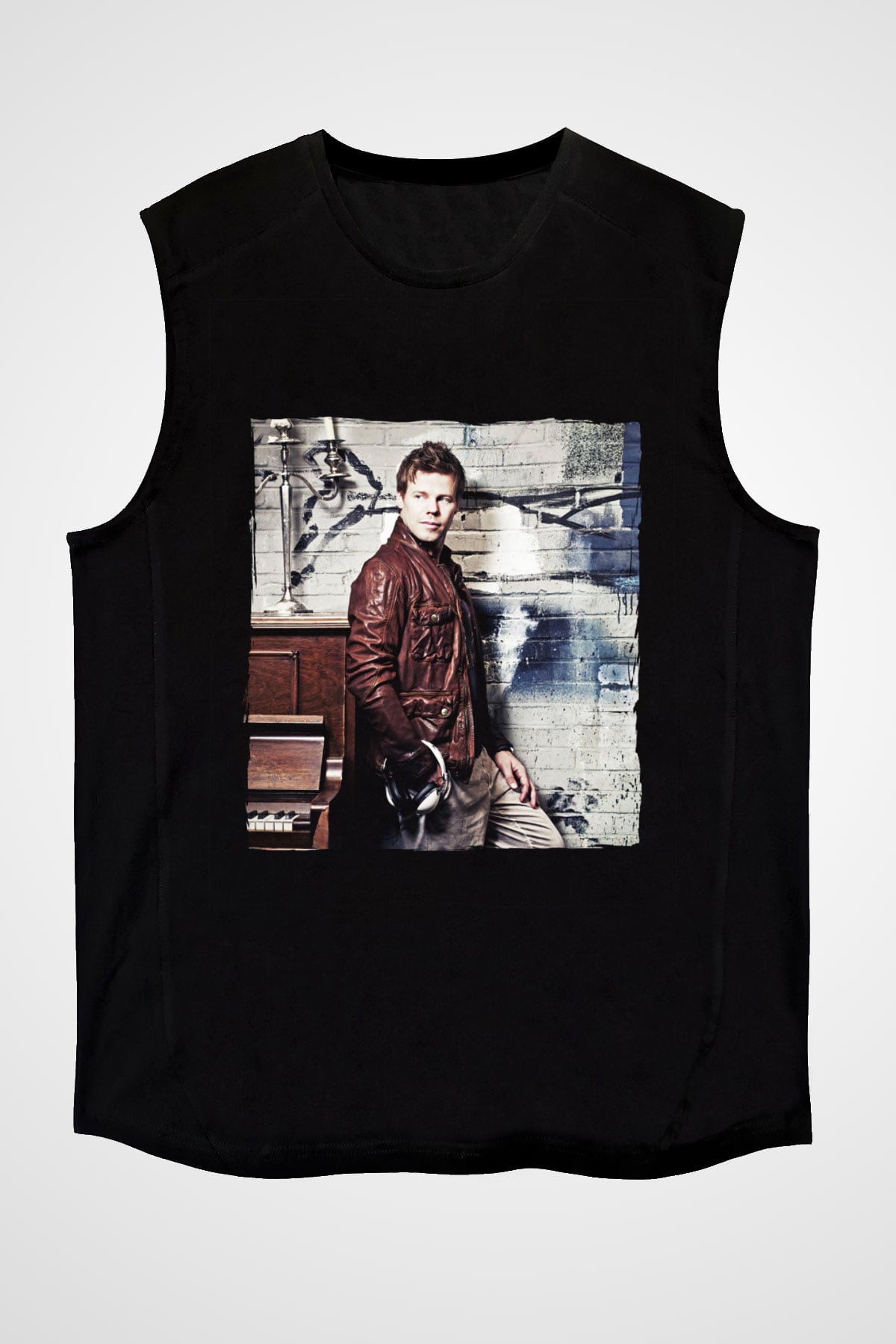 Ferry Corsten Siyah Unisex Kolsuz Tişört