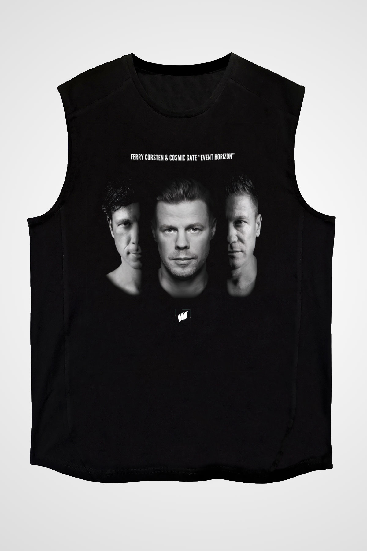 Ferry Corsten Siyah Unisex Kolsuz Tişört