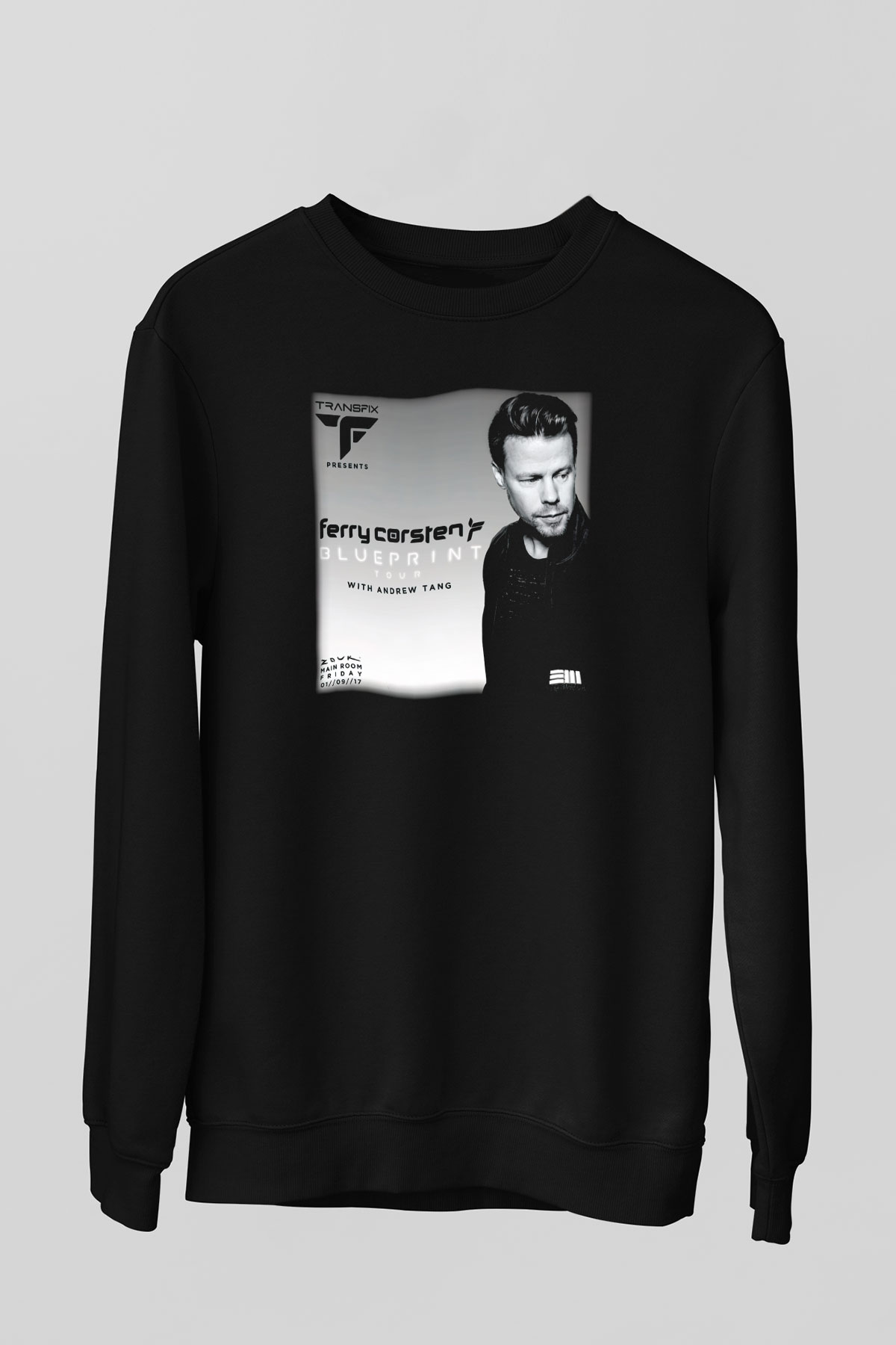 Ferry Corsten Siyah Unisex Sweatshirt