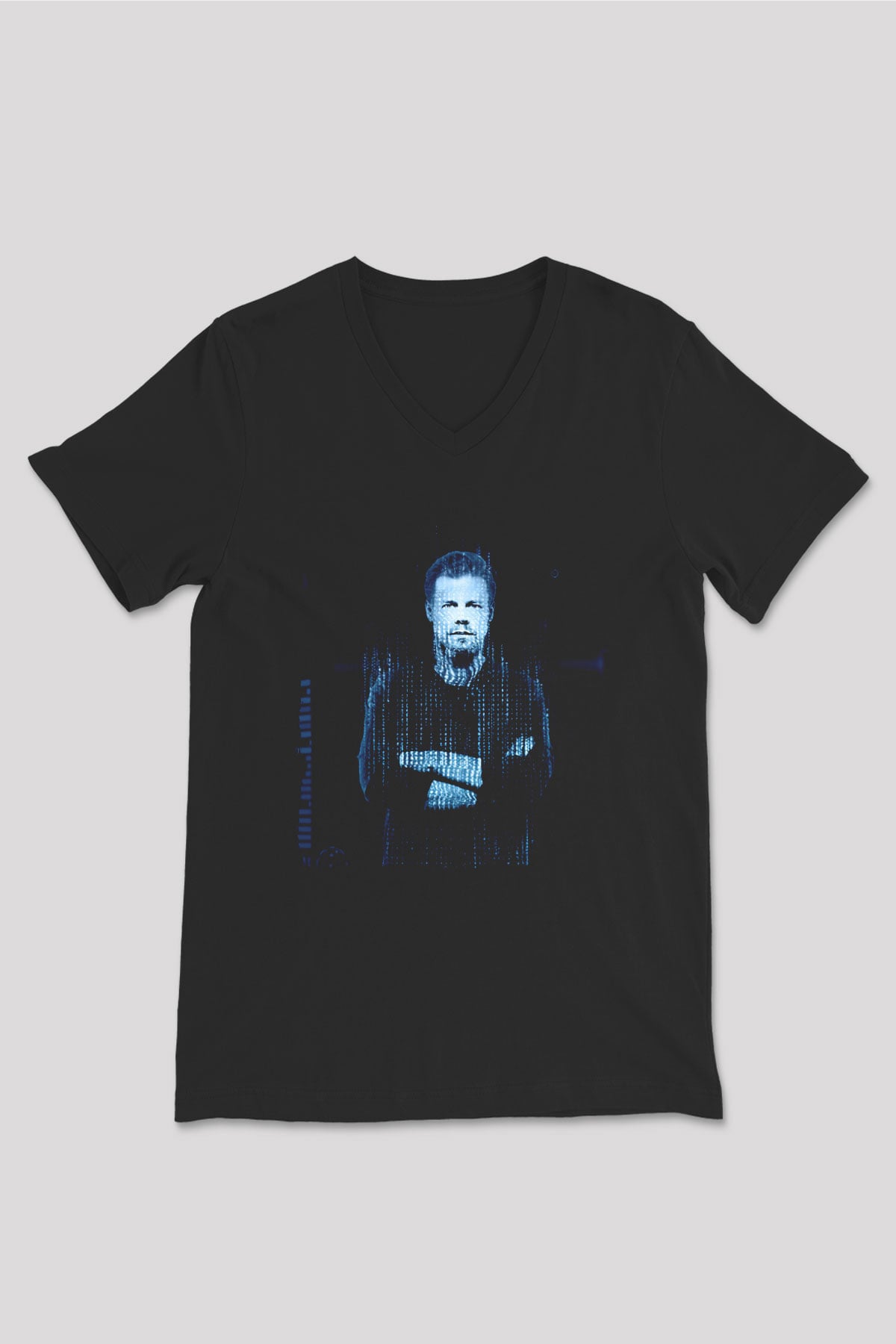 Ferry Corsten Siyah Unisex V Yaka Tişört