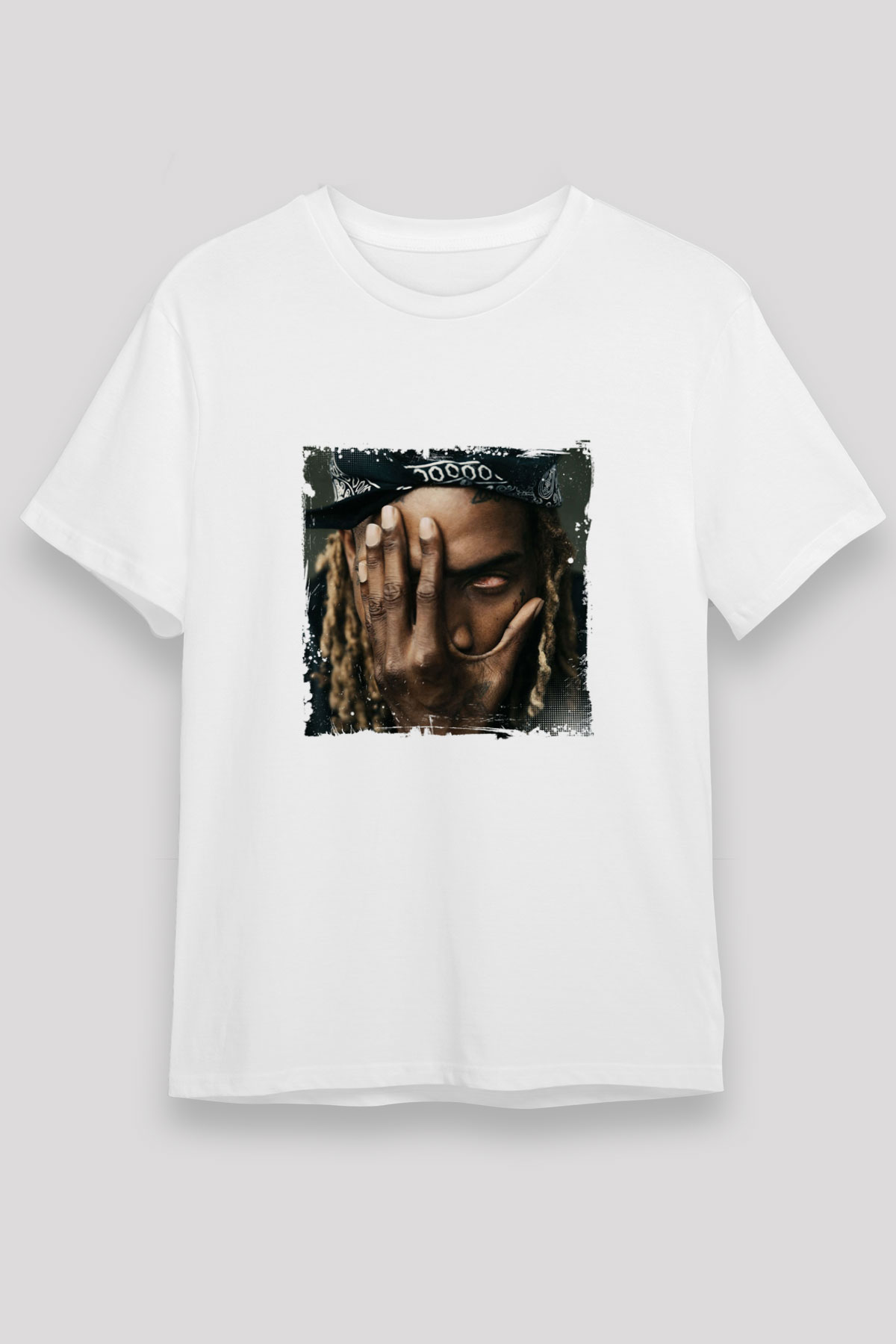 Fetty Wap Baskılı Unisex Beyaz Tişört