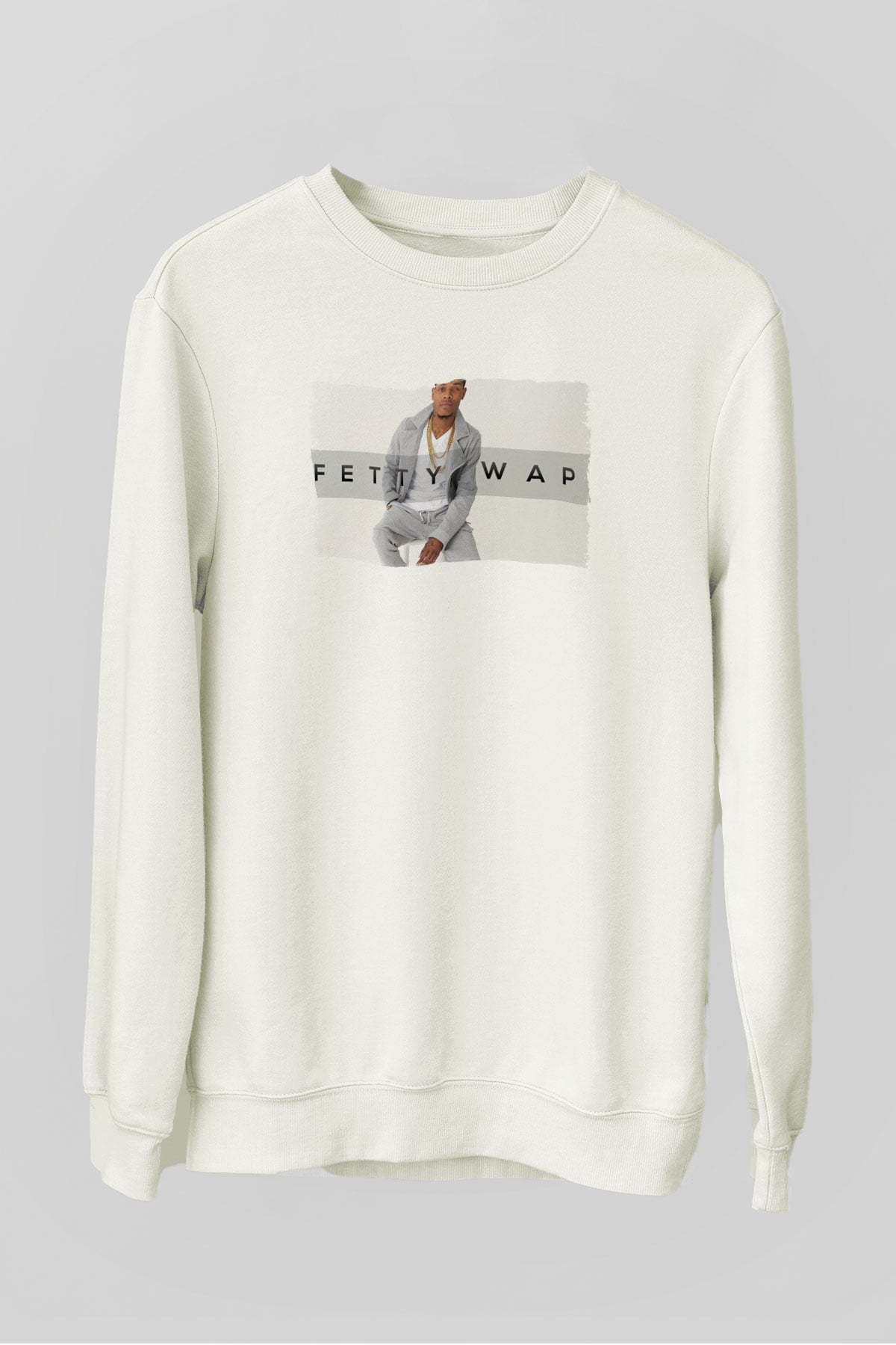 Fetty Wap Beyaz Unisex Sweatshirt