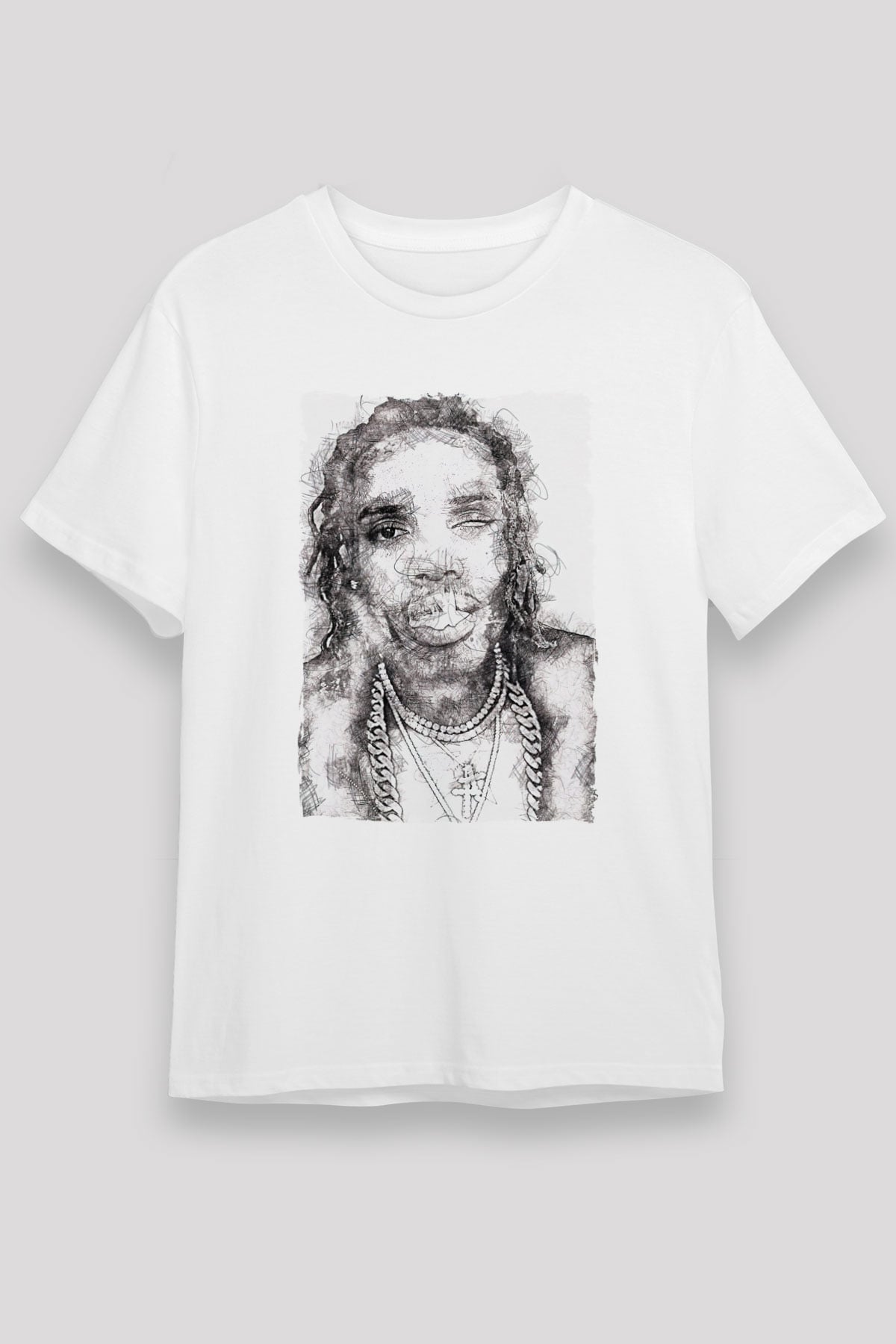 Fetty Wap Beyaz Unisex Tişört T-Shirt - TişörtFabrikası