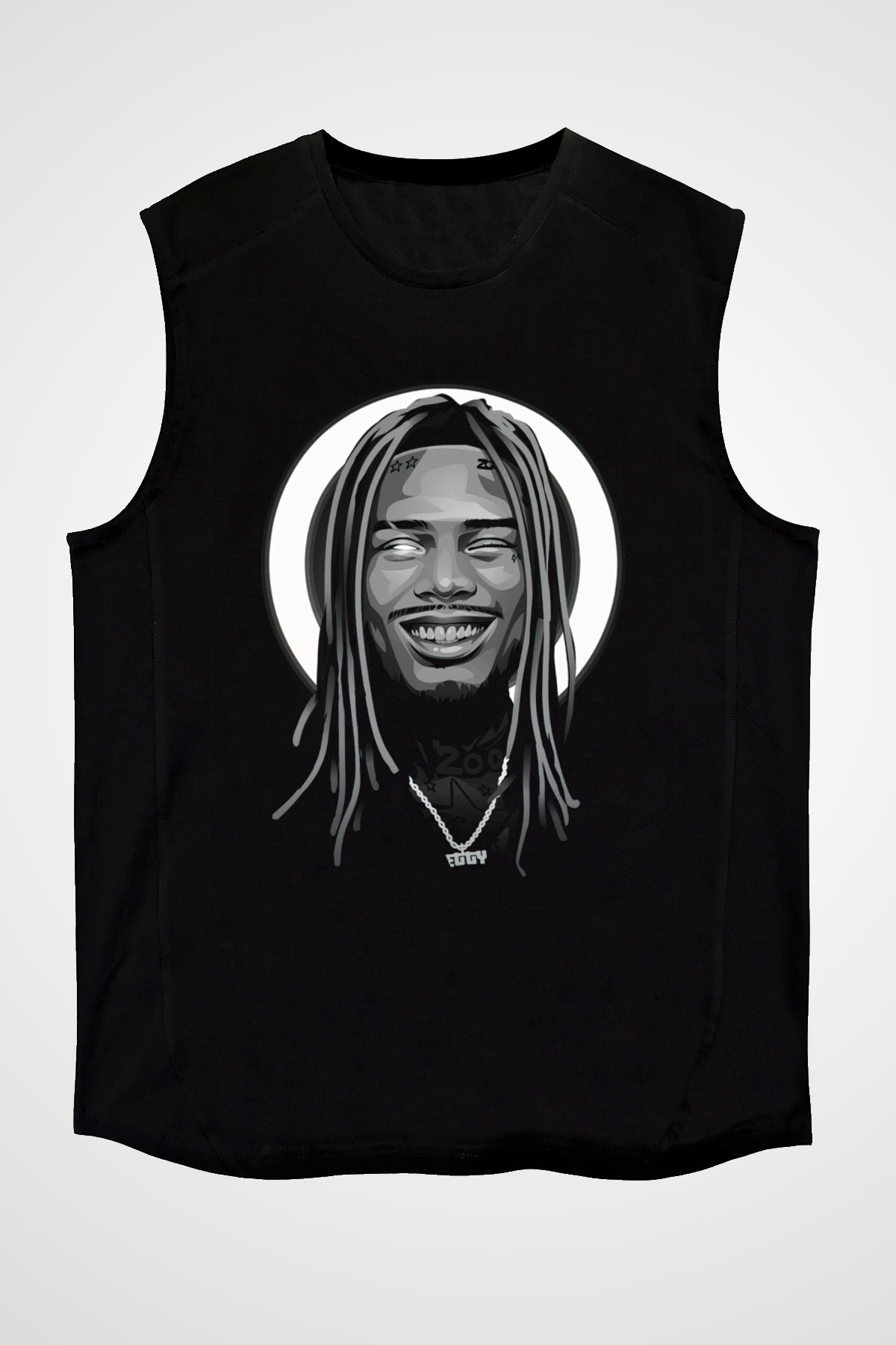 Fetty Wap Siyah Unisex Kolsuz Tişört