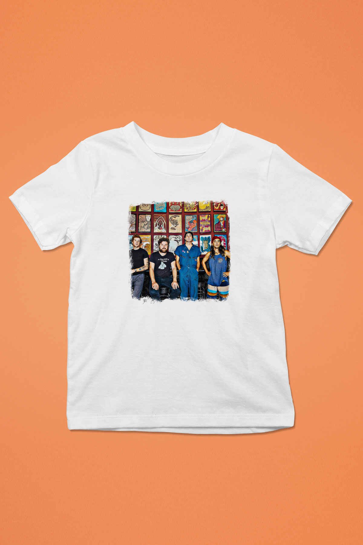 Fidlar Baskılı Unisex Beyaz Çocuk Tişört