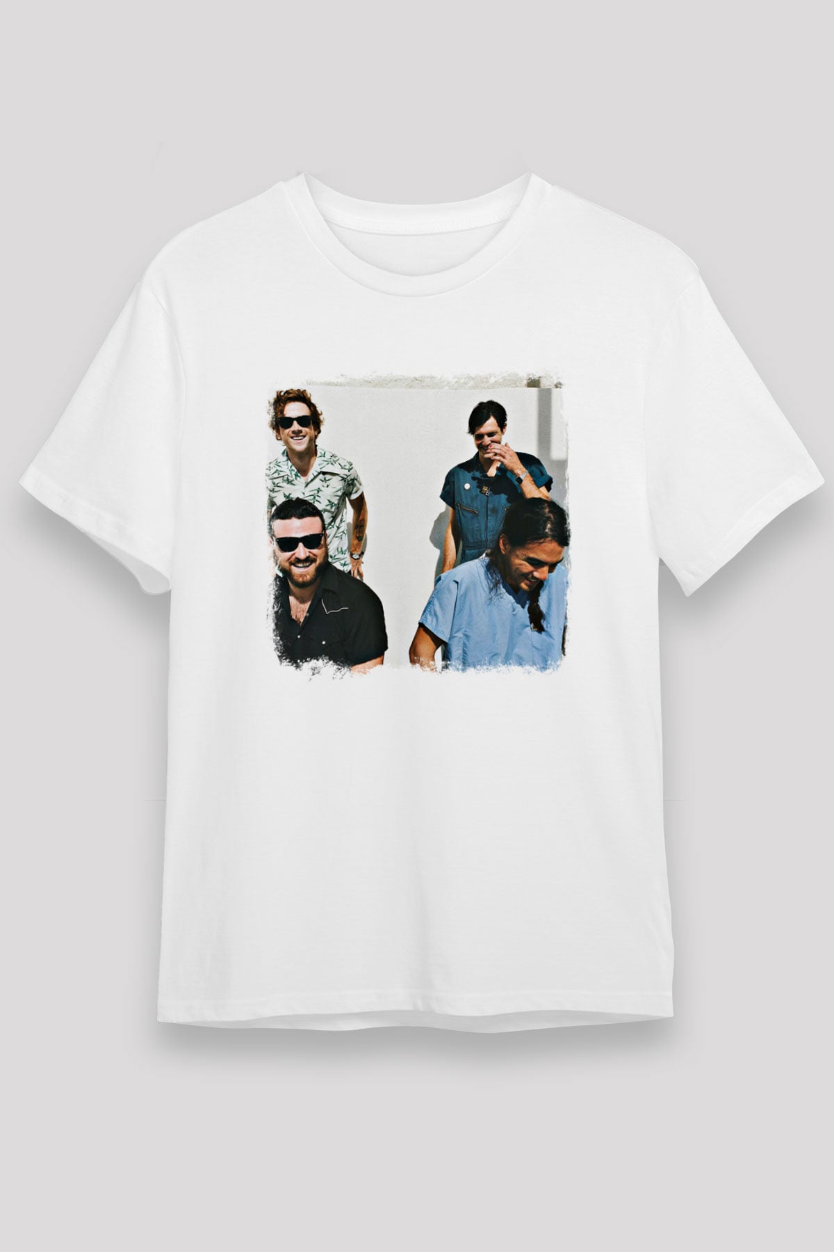Fidlar Baskılı Unisex Beyaz Tişört