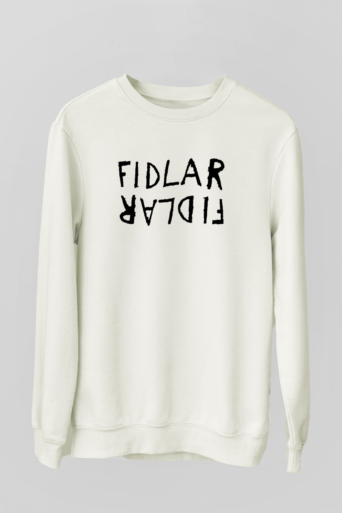 Fidlar Beyaz Unisex Sweatshirt