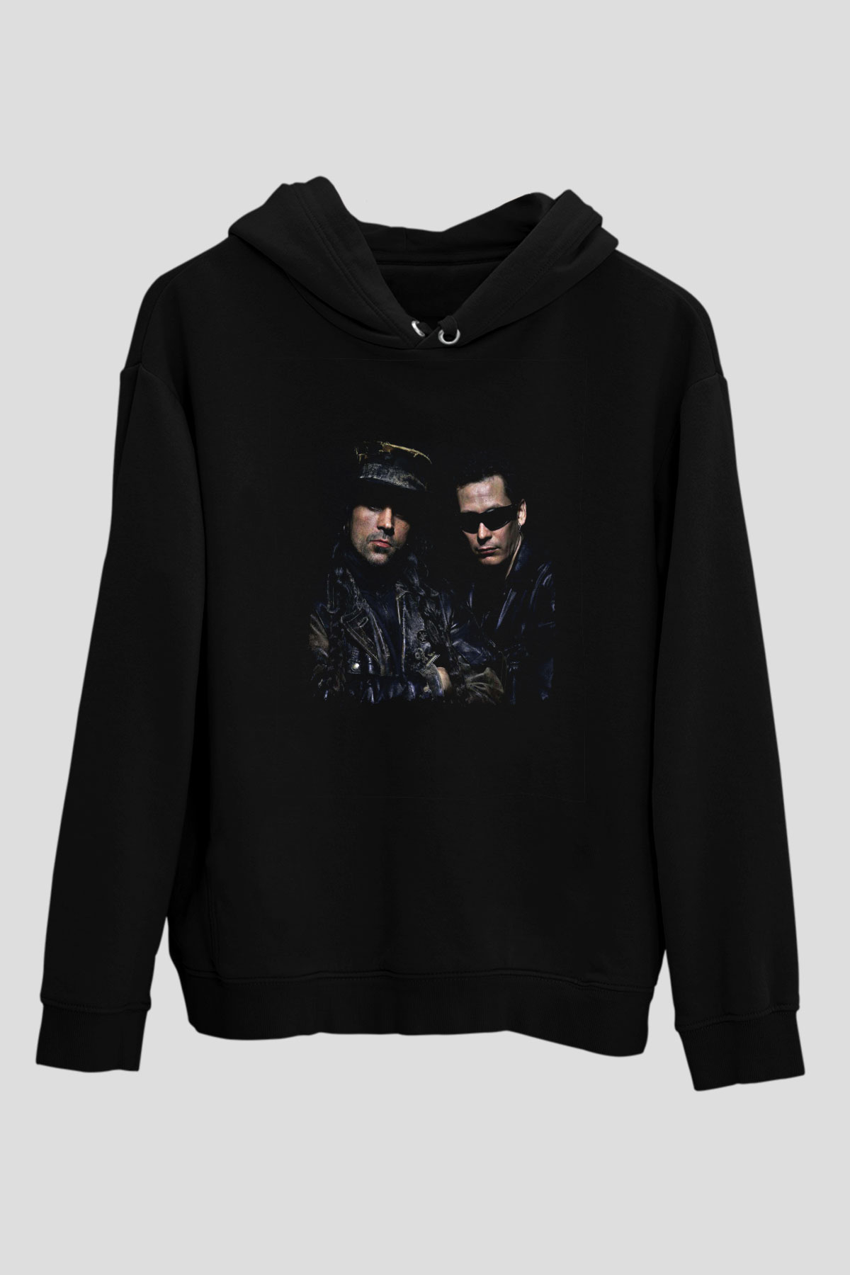 Fields of the Nephilim Baskılı Unisex Siyah Hoodie