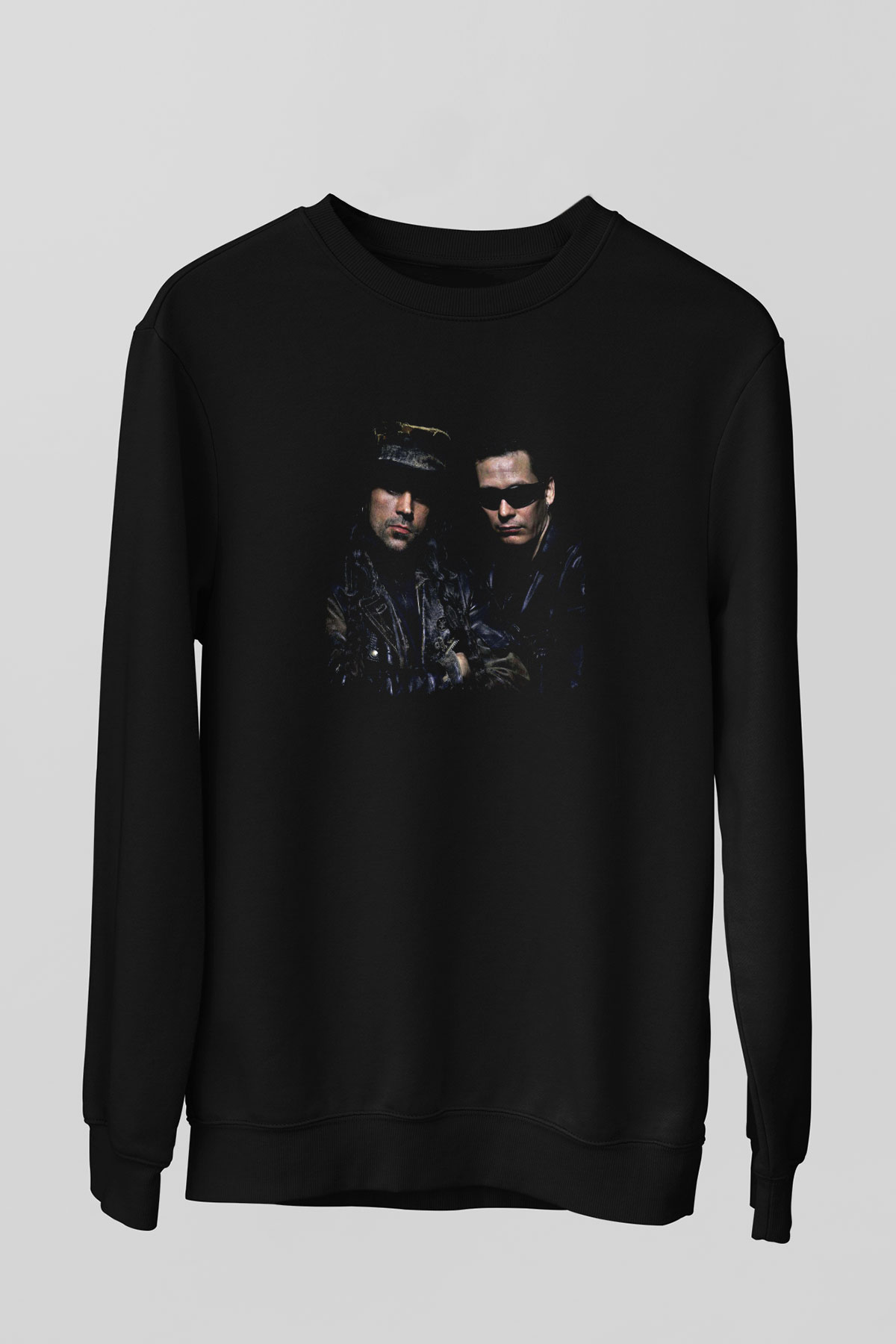 Fields of the Nephilim Baskılı Unisex Siyah Sweatshirt