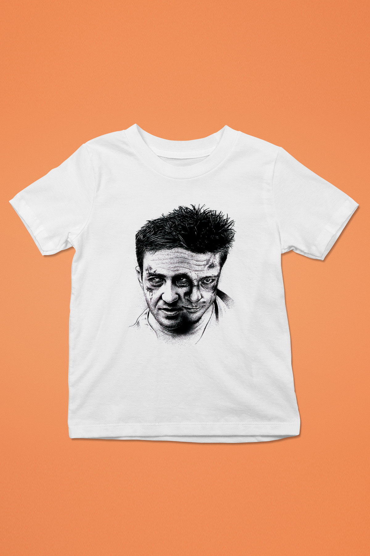 Fight Club Dövüş Klubü Baskılı Beyaz Unisex Çocuk Tişört