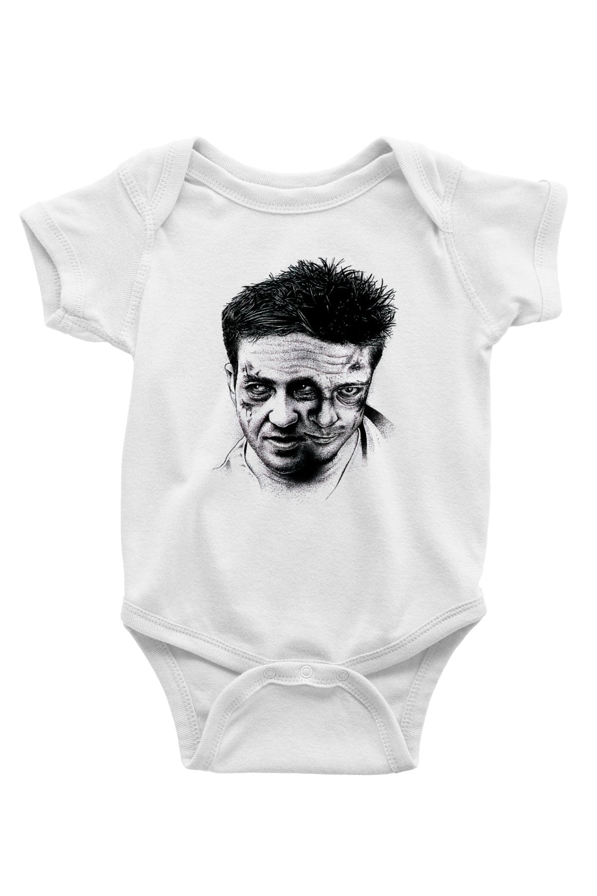 Fight Club Dövüş Klubü Baskılı Beyaz Unisex Bebek Body - Zıbın
