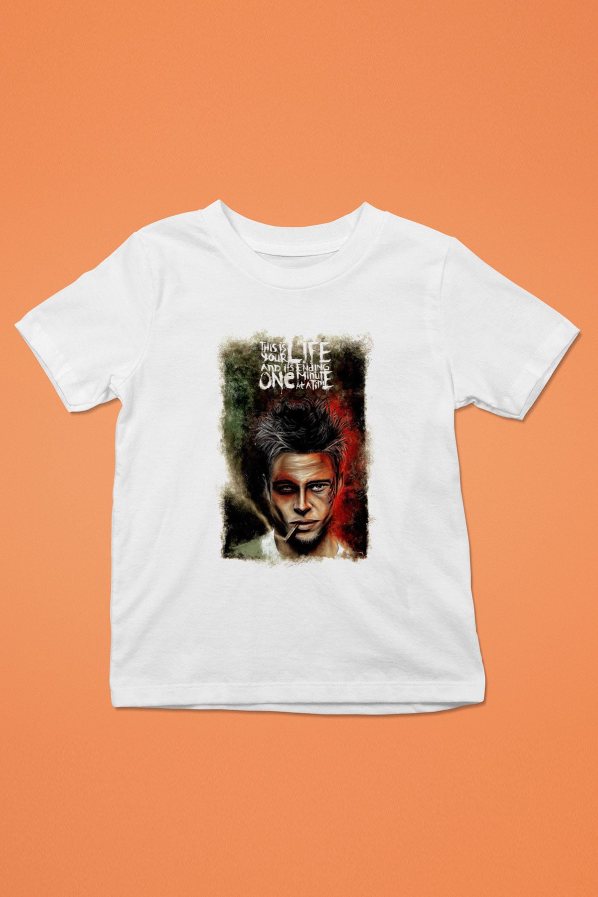 Fight Club Dövüş Klubü Beyaz Unisex  Çocuk Tişört