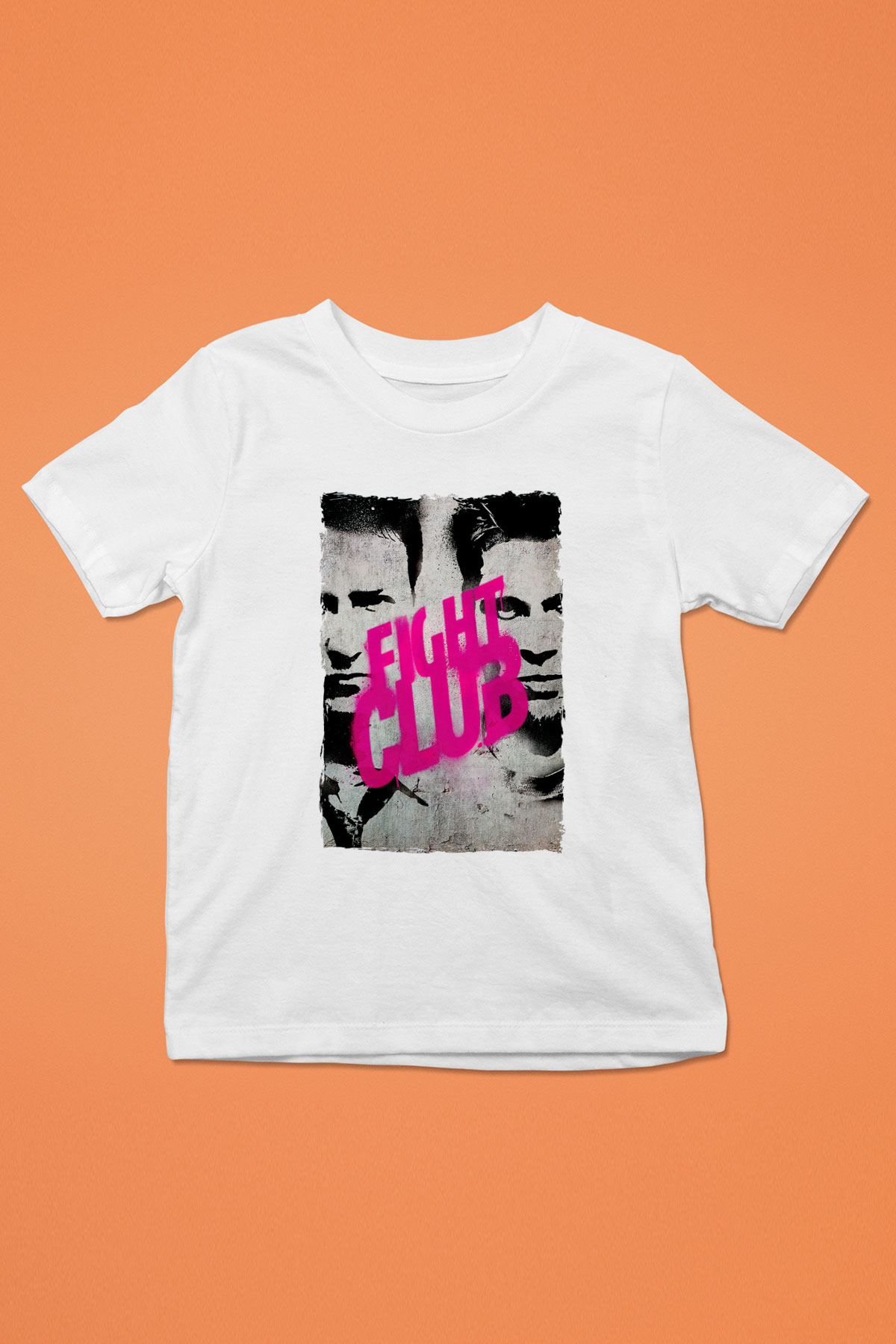 Fight Club Dövüş Klubü Beyaz Unisex  Çocuk Tişört