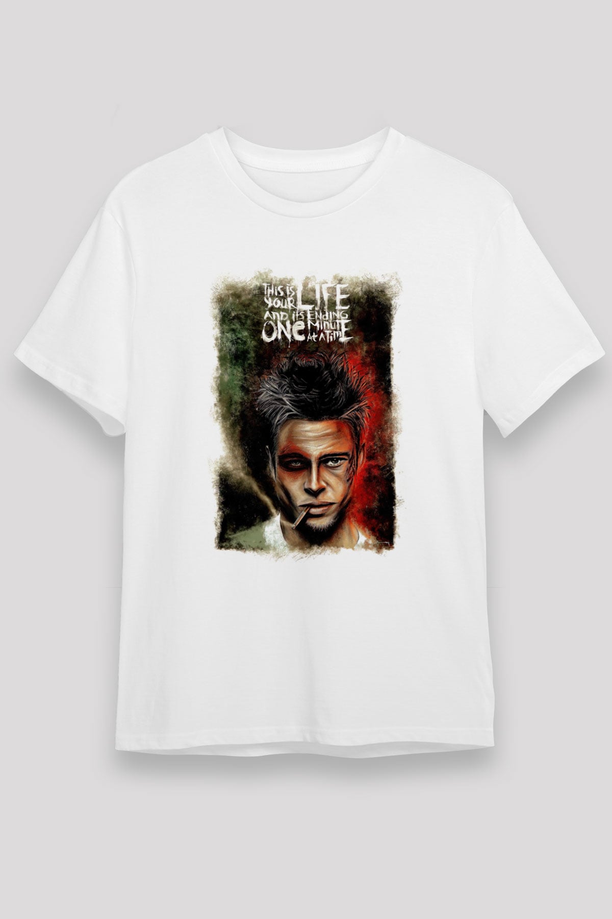 Fight Club Dövüş Klubü Beyaz Unisex Tişört