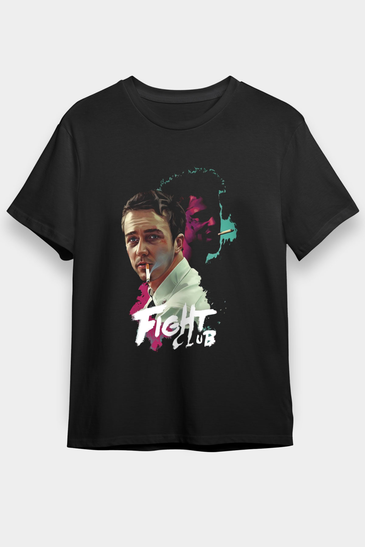 Fight Club Dövüş Klubü Siyah Unisex Tişört