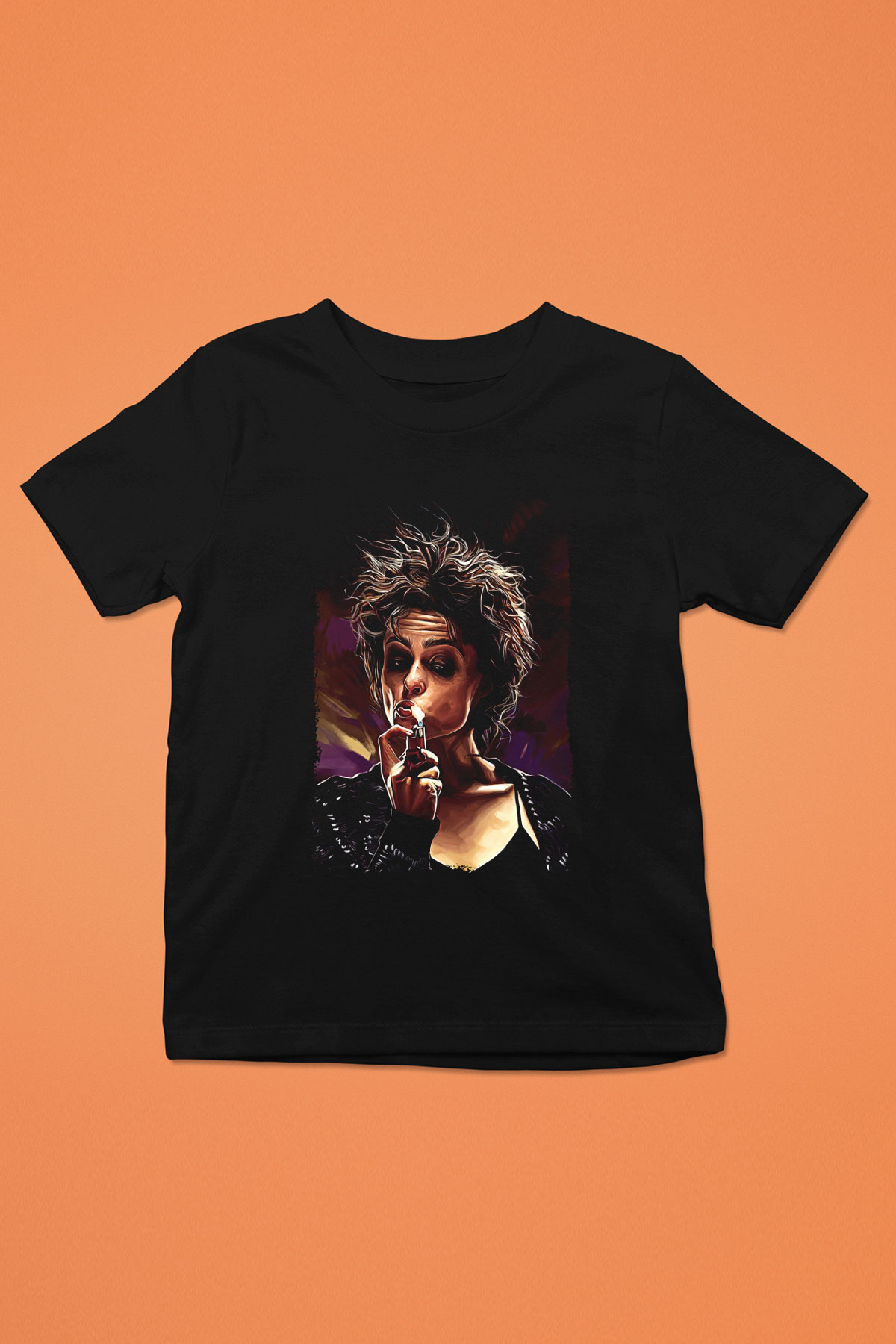 Fight Club (Tyler Durden) Baskılı Unisex Siyah Çocuk Tişört - Tshirt