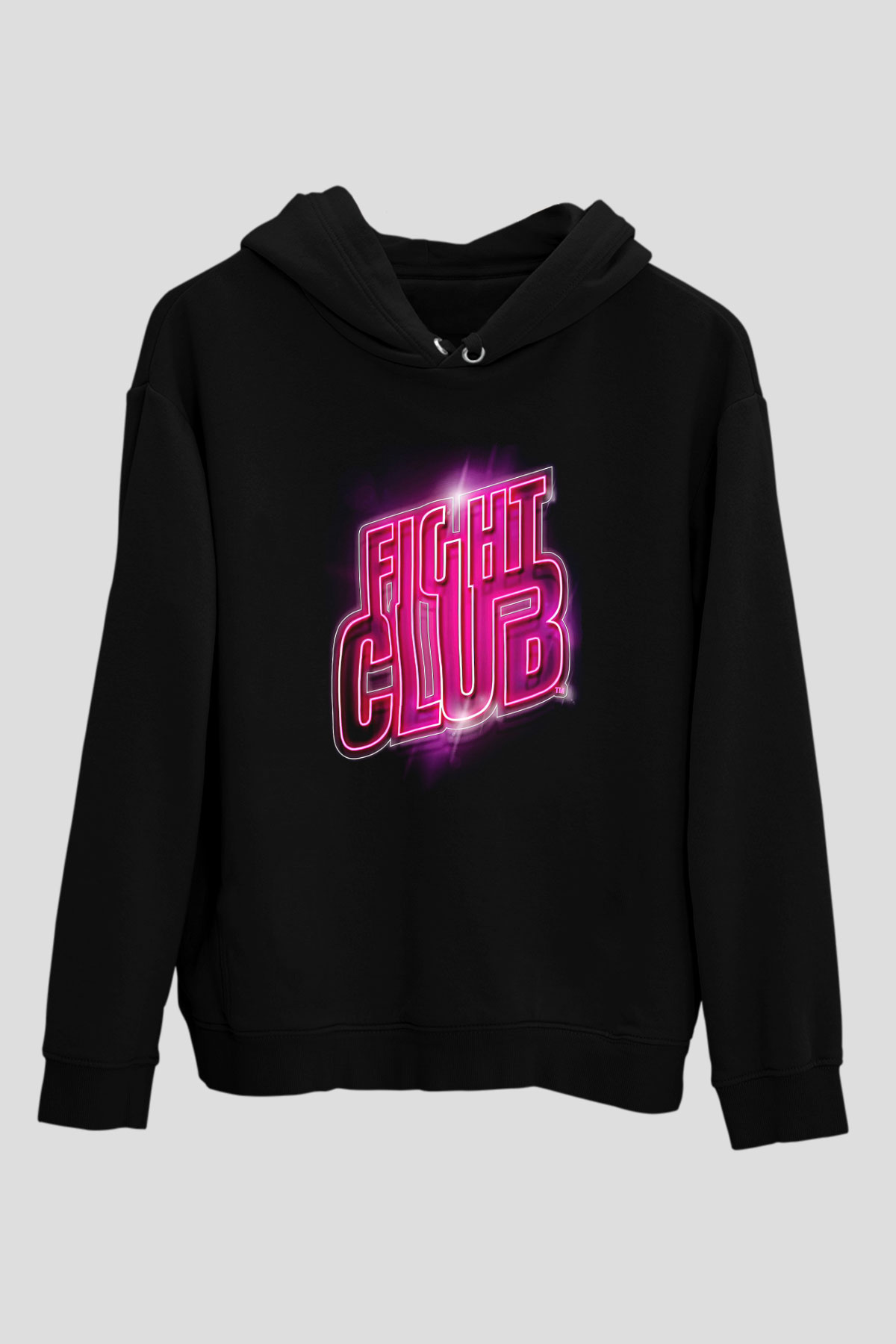 Fight Club (Tyler Durden) Baskılı Unisex Siyah Hoodie
