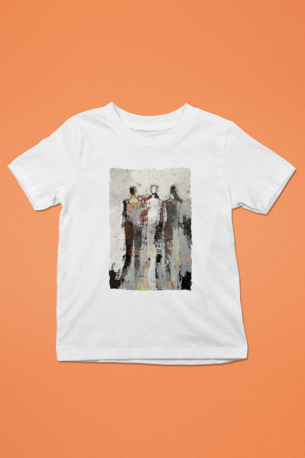 Figür Beyaz Unisex Çocuk Tişört