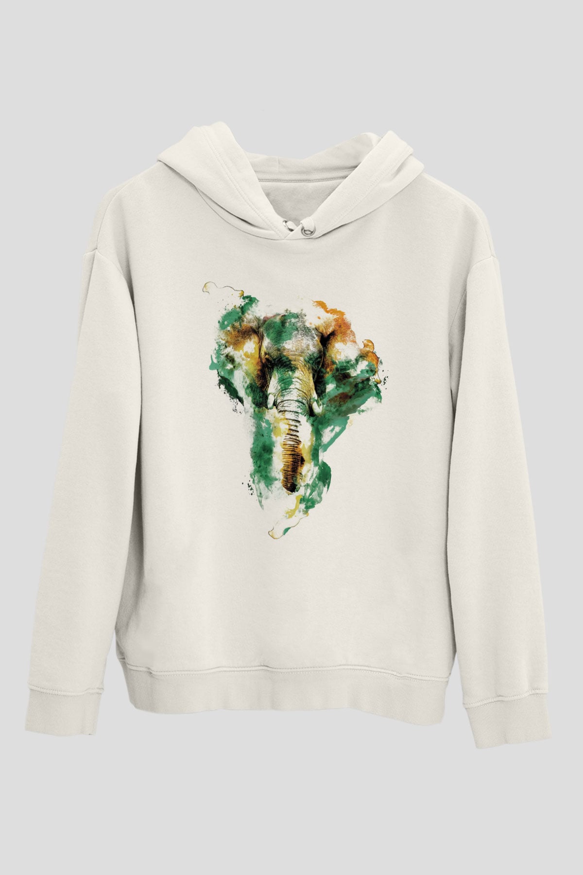 Fil Beyaz Unisex Hoodie