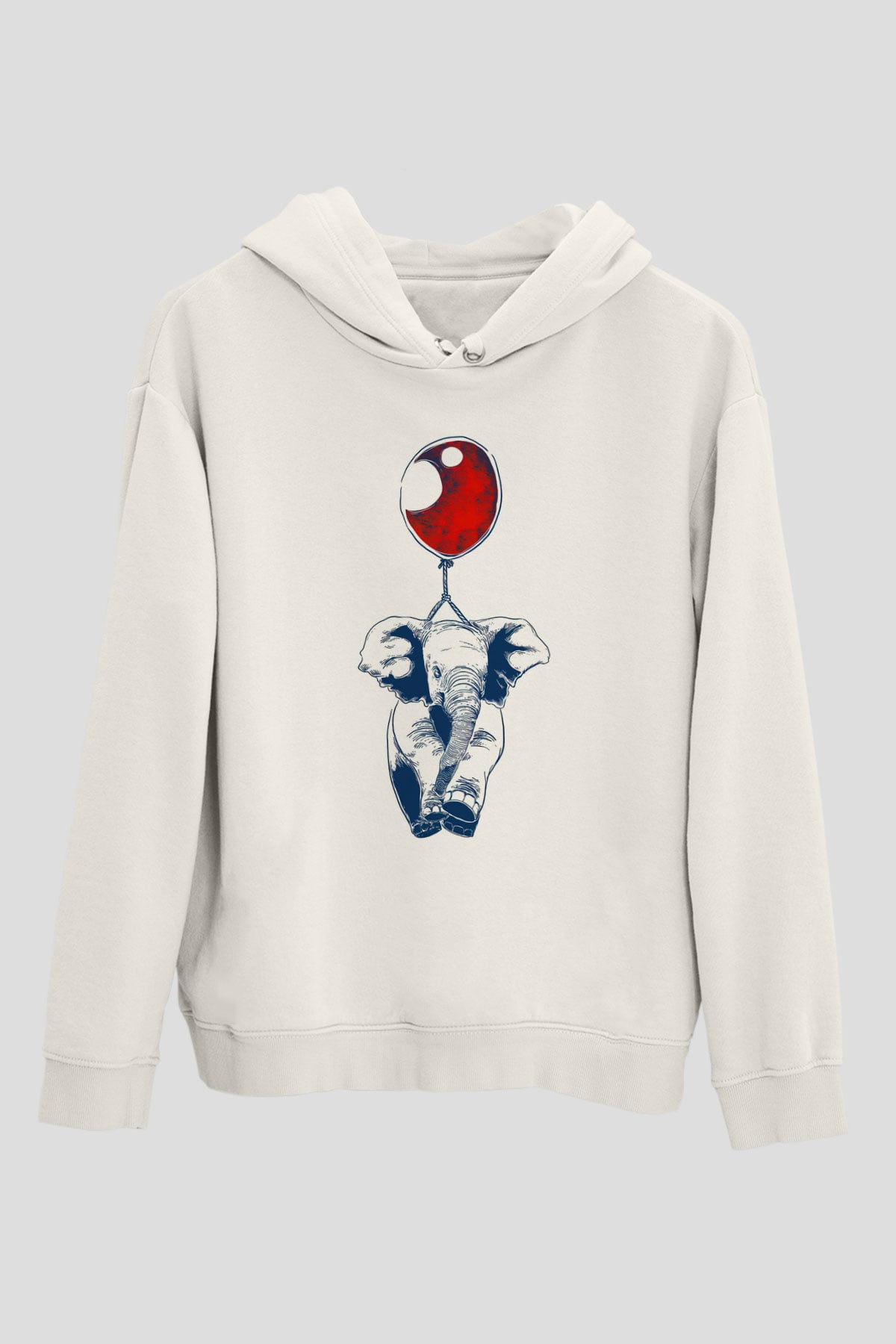 Fil Beyaz Unisex Hoodie