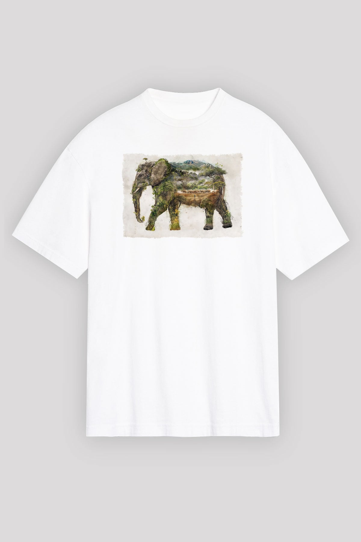 Fil Beyaz Unisex Tişört T-Shirt - TişörtFabrikası