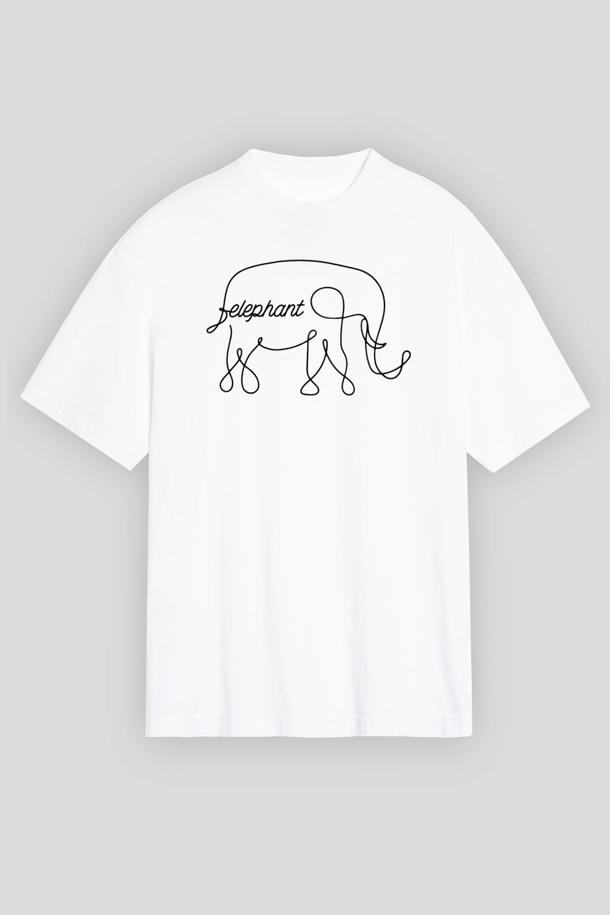 Fil Beyaz Unisex Tişört T-Shirt - TişörtFabrikası