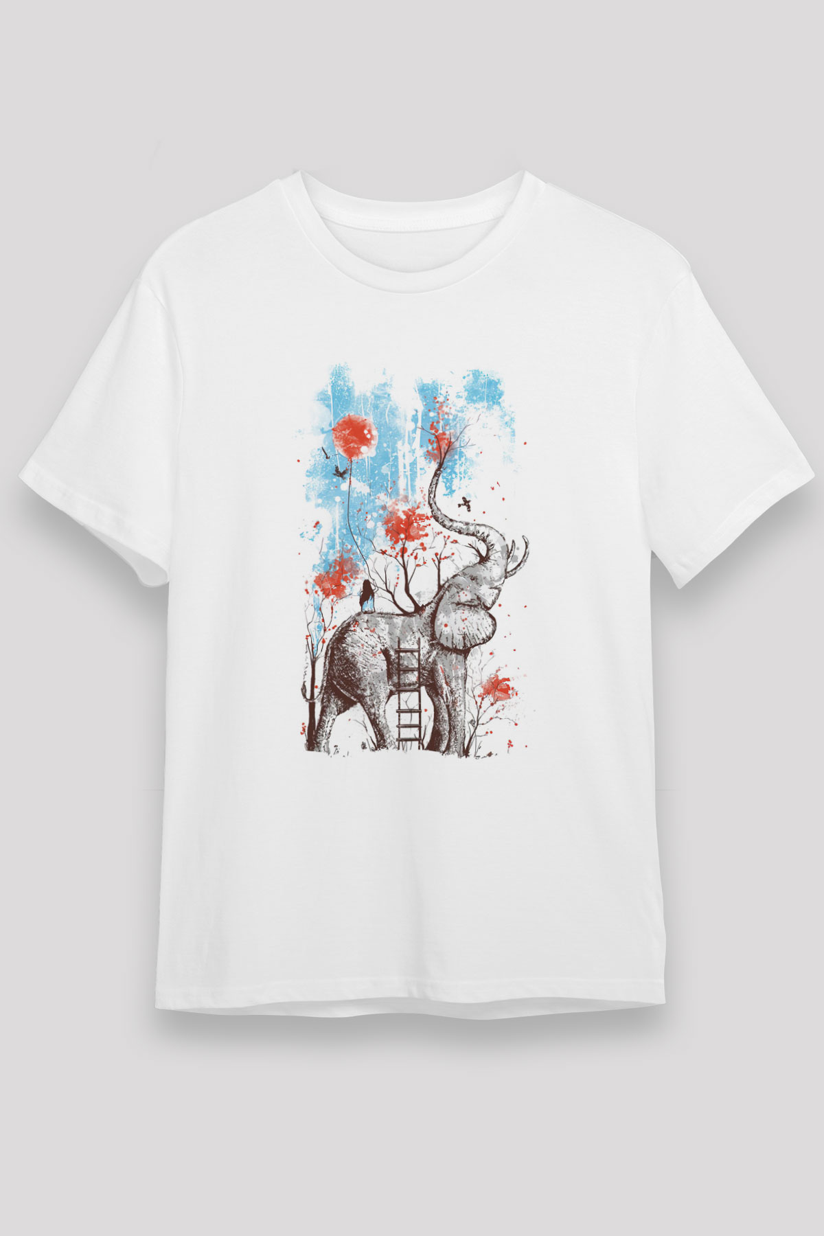 Fil Beyaz Unisex Tişört T-Shirt - TişörtFabrikası