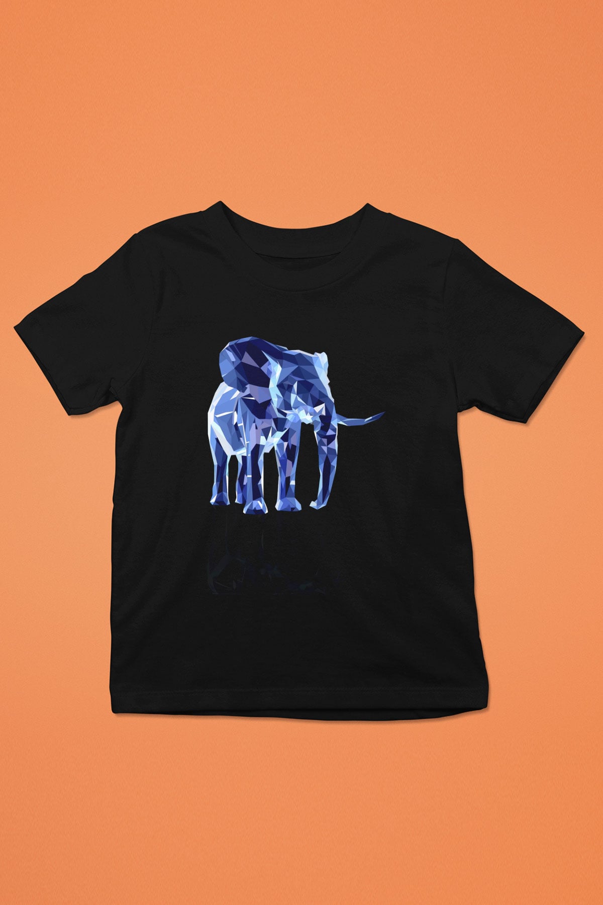 Fil Siyah Unisex Çocuk Tişört
