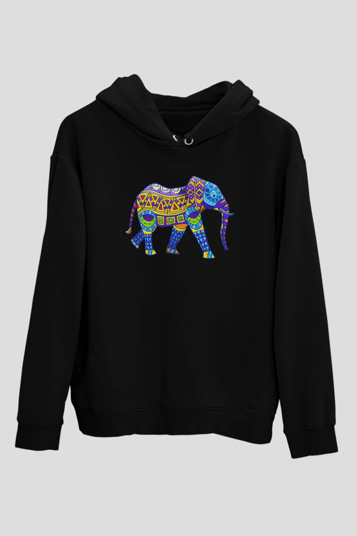 Fil Siyah Unisex Hoodie