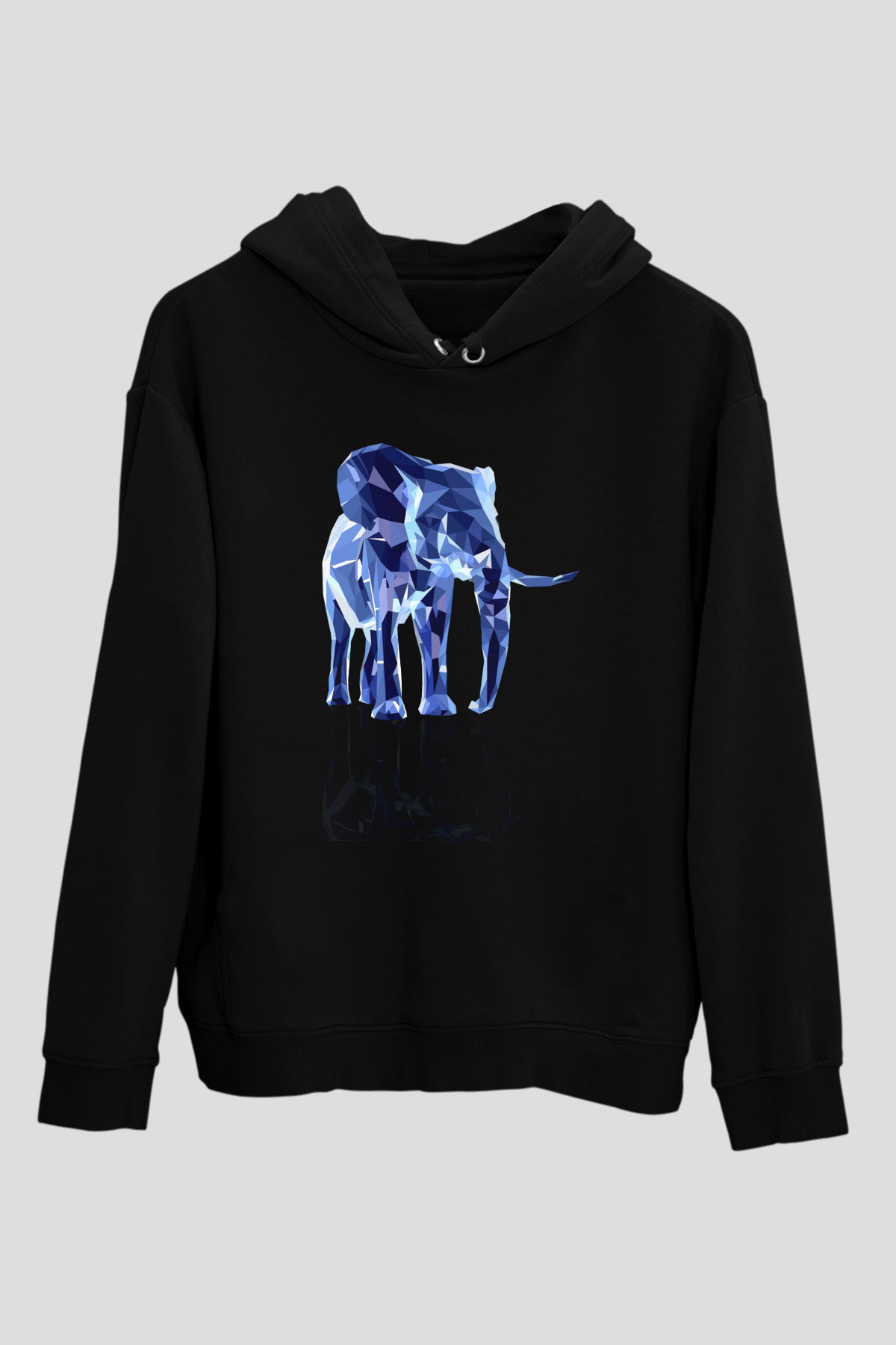 Fil Siyah Unisex Hoodie