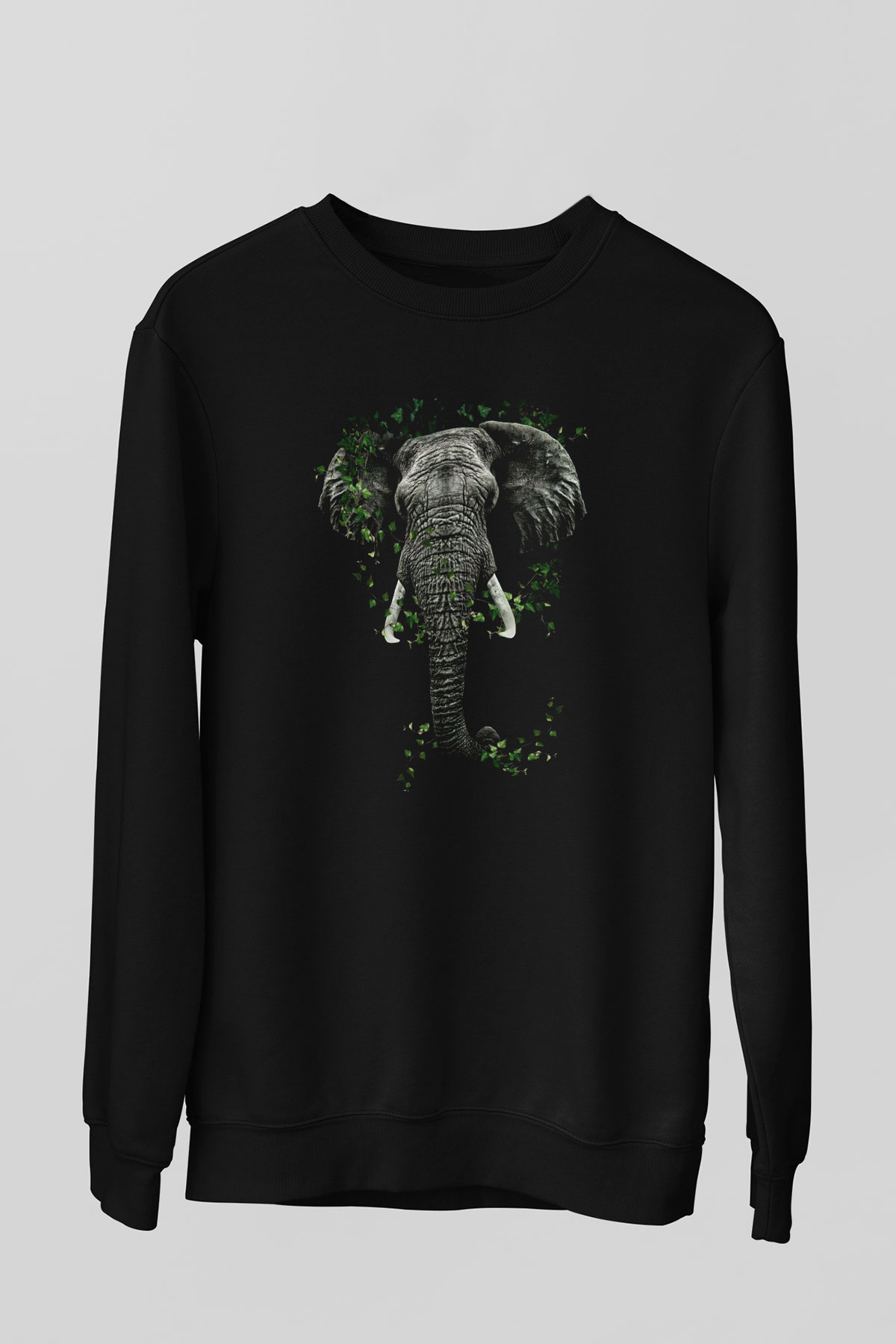 Fil Siyah Unisex Sweatshirt