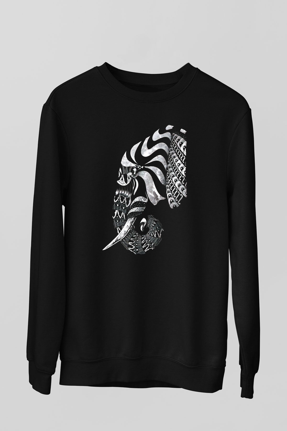 Fil Siyah Unisex Sweatshirt