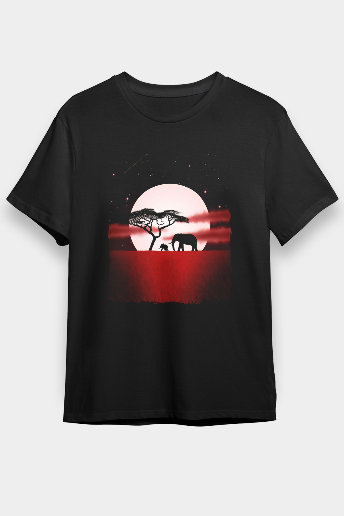 Fil Siyah Unisex Tişört T-Shirt - TişörtFabrikası
