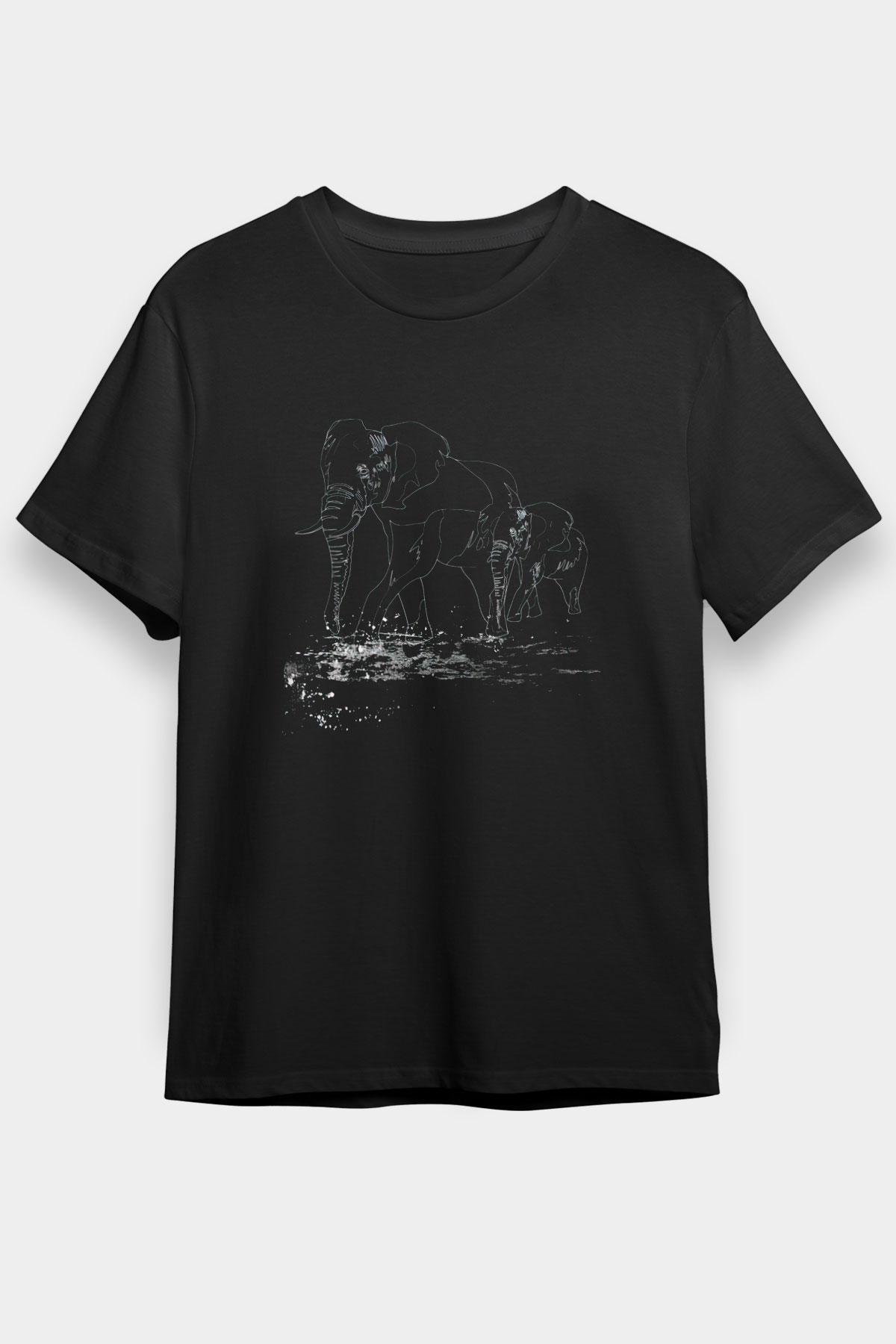 Fil Siyah Unisex Tişört T-Shirt - TişörtFabrikası