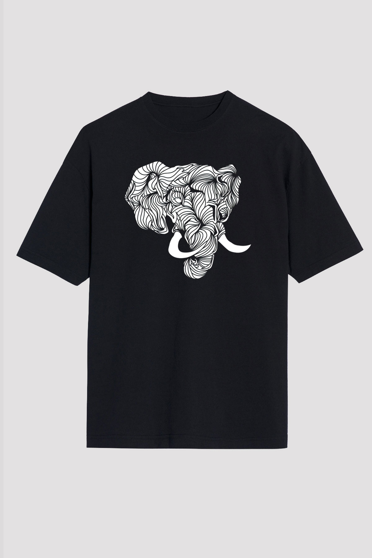 Fil Siyah Unisex Tişört T-Shirt - TişörtFabrikası