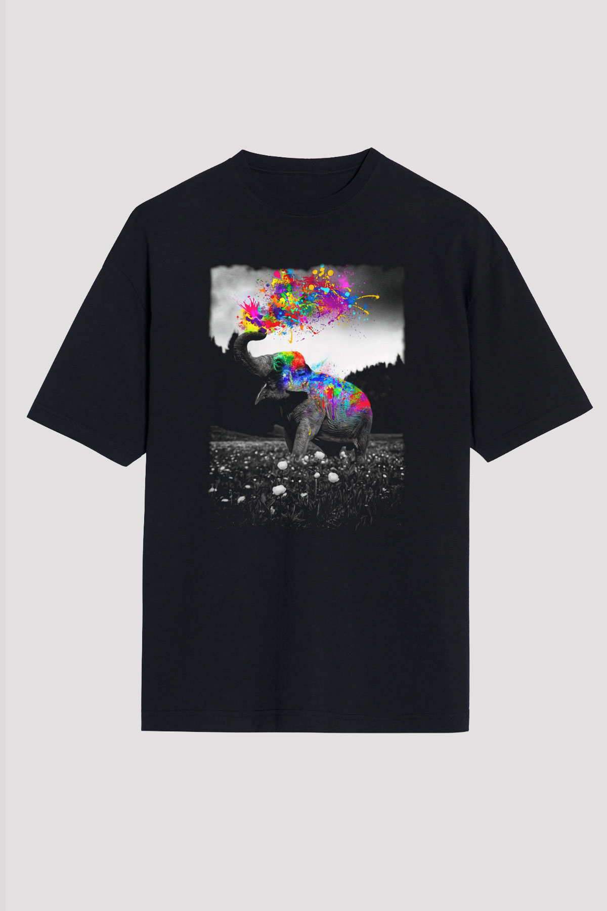 Fil Siyah Unisex Tişört T-Shirt - TişörtFabrikası