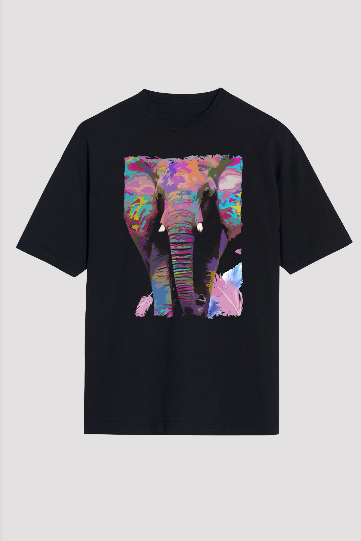 Fil Siyah Unisex Tişört T-Shirt - TişörtFabrikası