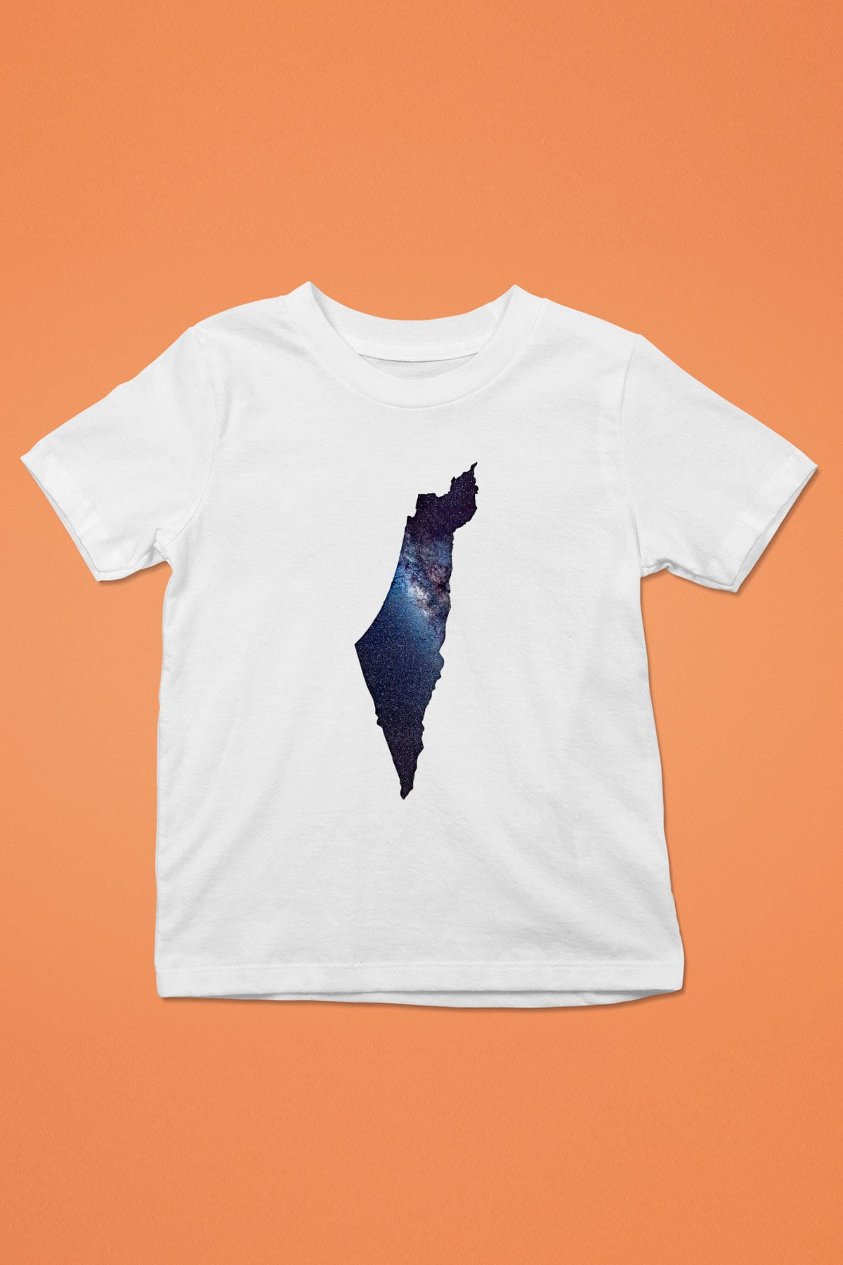 Filistin Baskılı Beyaz Unisex Beyaz Çocuk Tişört - Tshirt